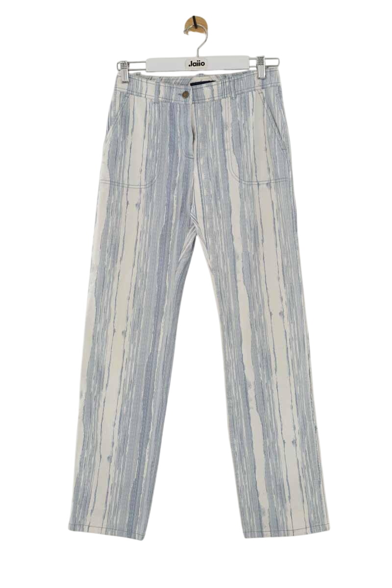 Slim-fit cotton cargo pants KENZO - SECONDE MAIN Blue