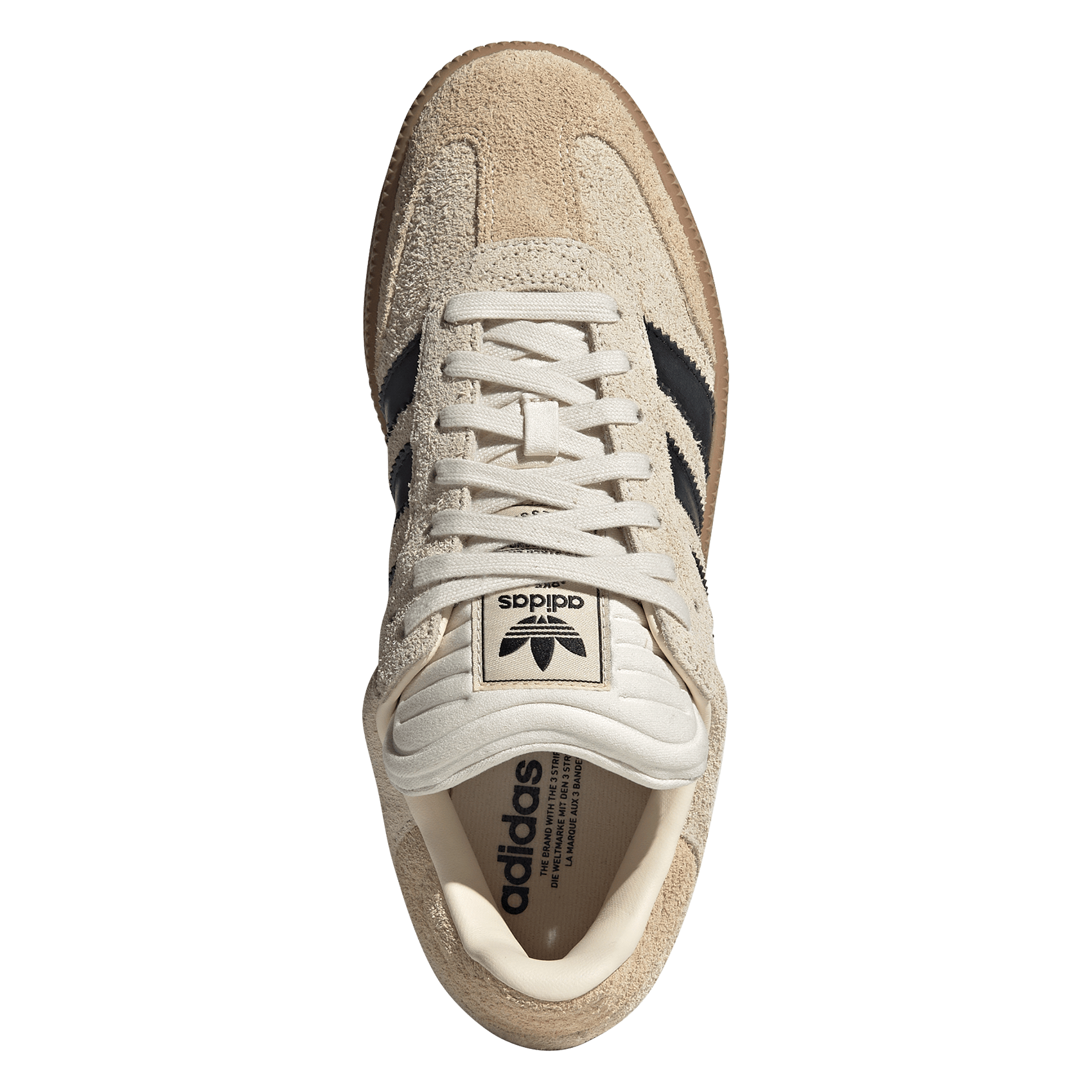 Baskets basse en cuir ADIDAS Beige