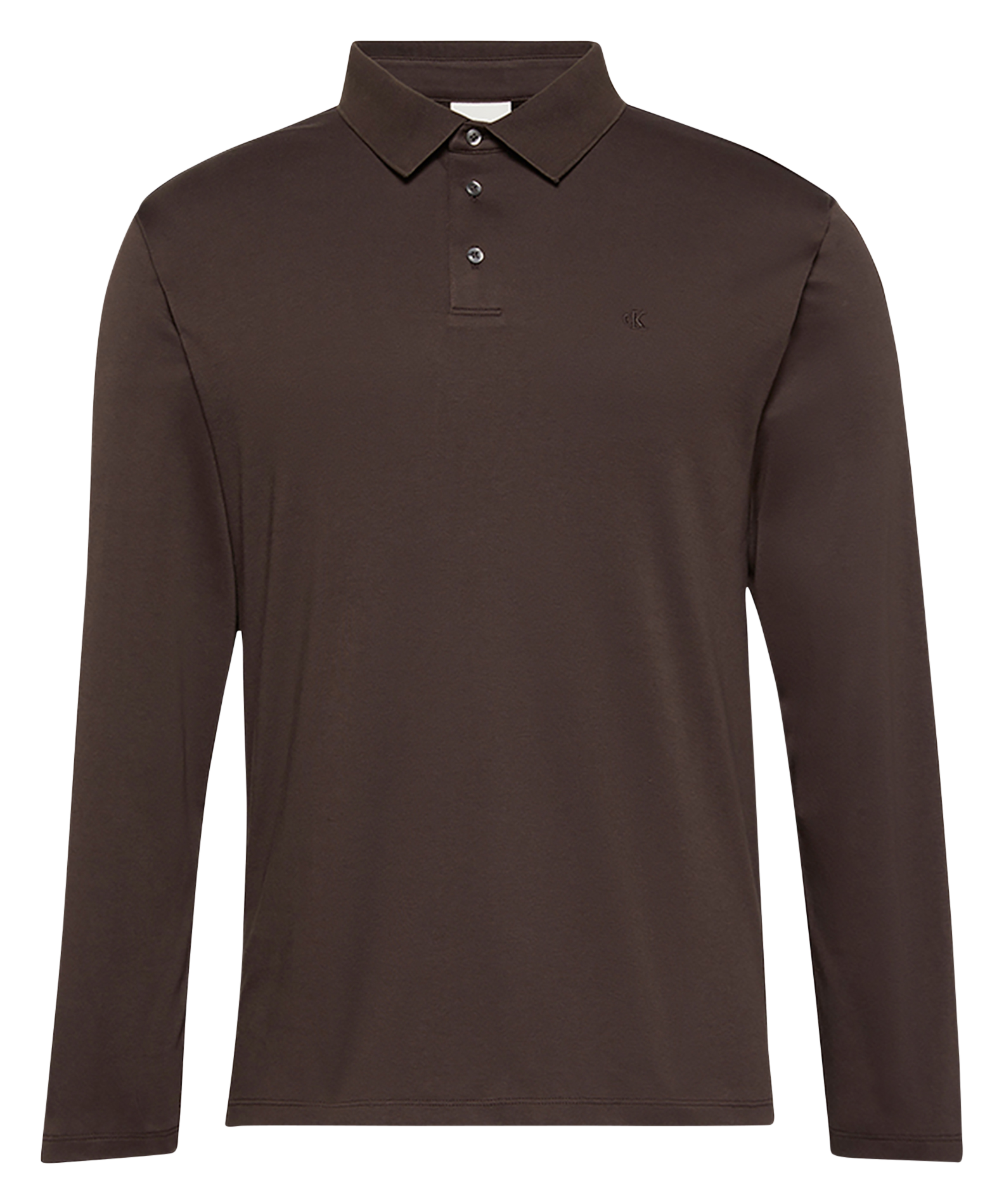 Polo droit en coton CALVIN KLEIN Gris