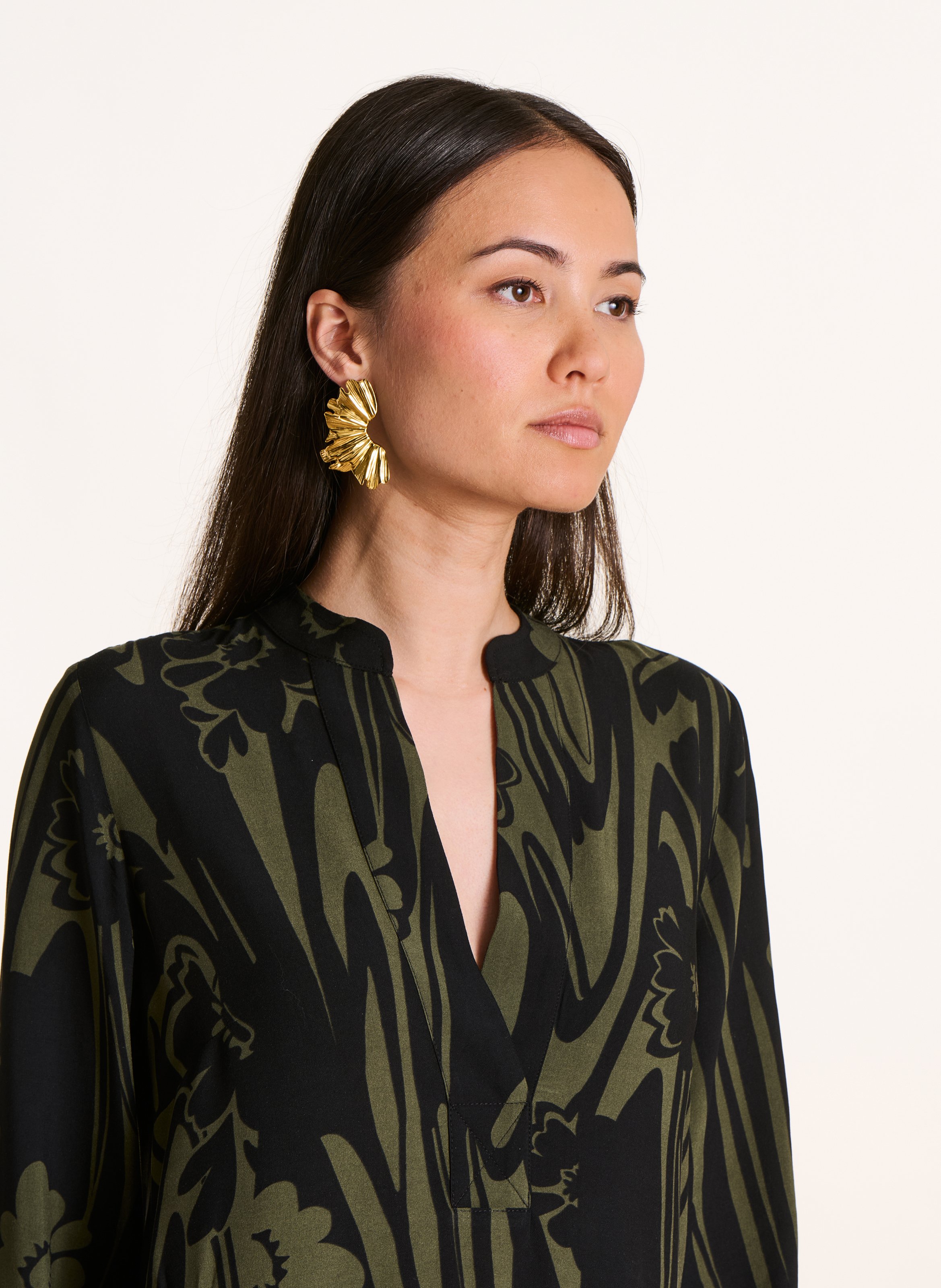 Robe courte droite LA FEE MARABOUTEE Multicolore