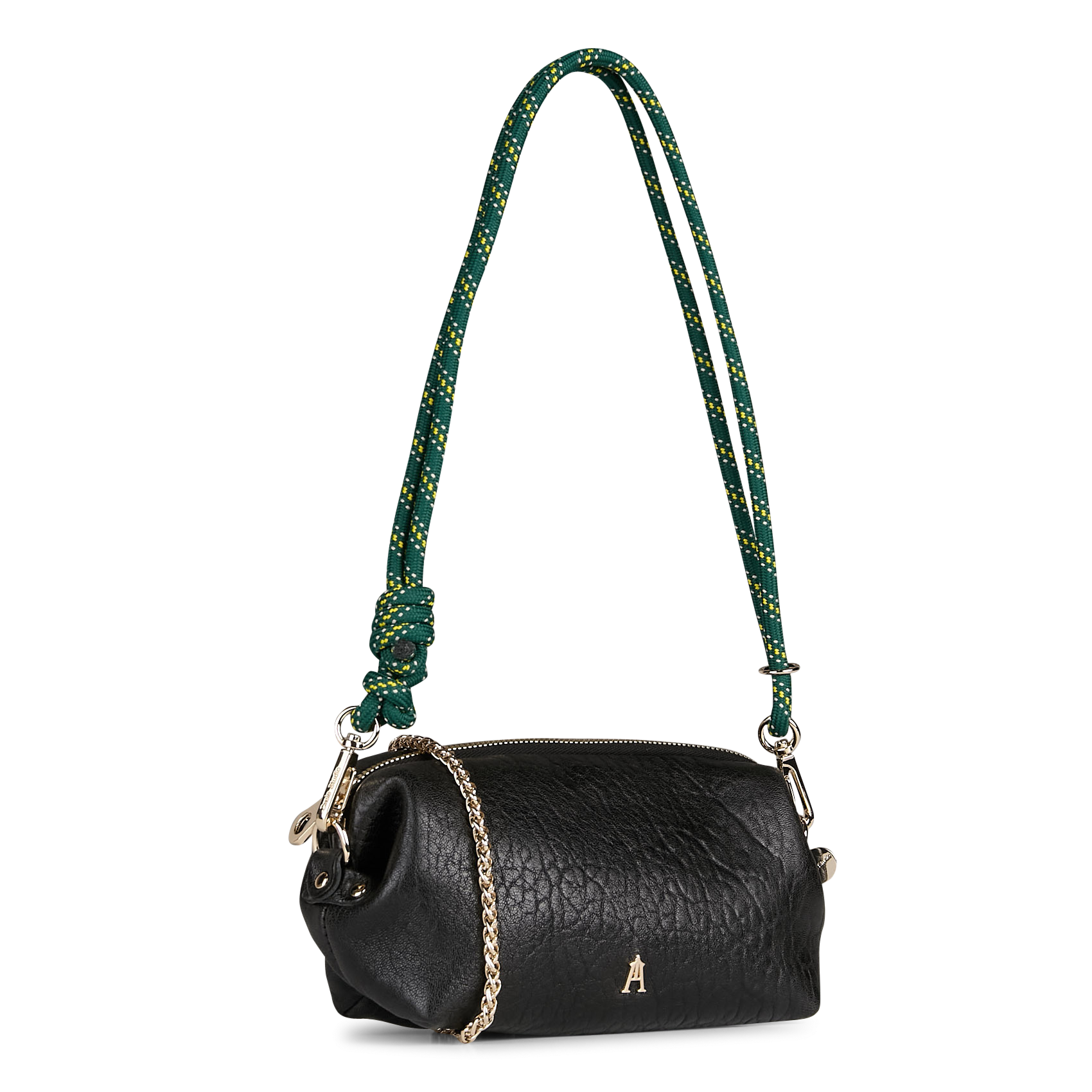 Sac porté épaule en cuir  CRAIE STUDIO Noir