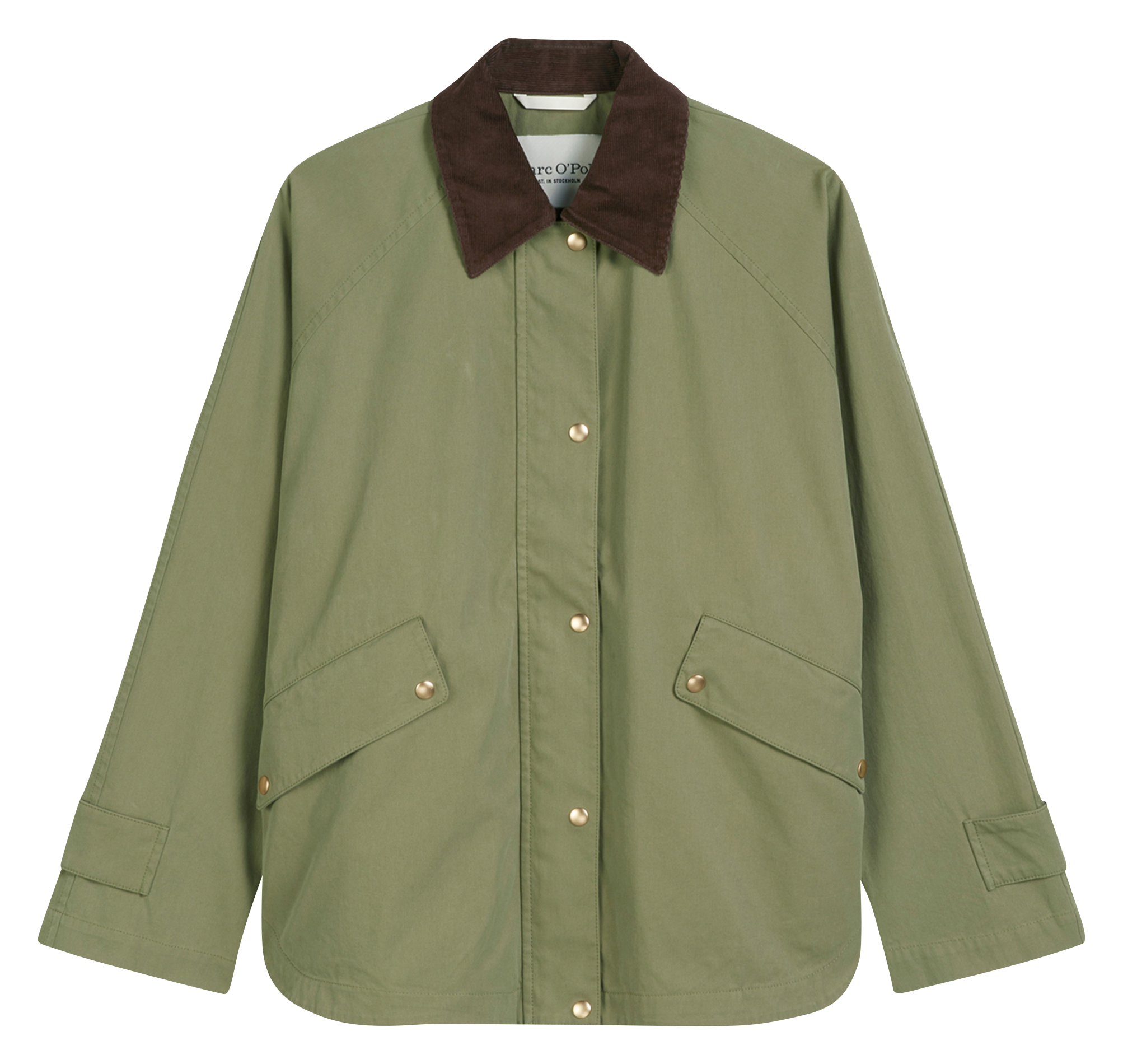 Veste col classique en coton mélangé MARC O&#039;POLO Vert