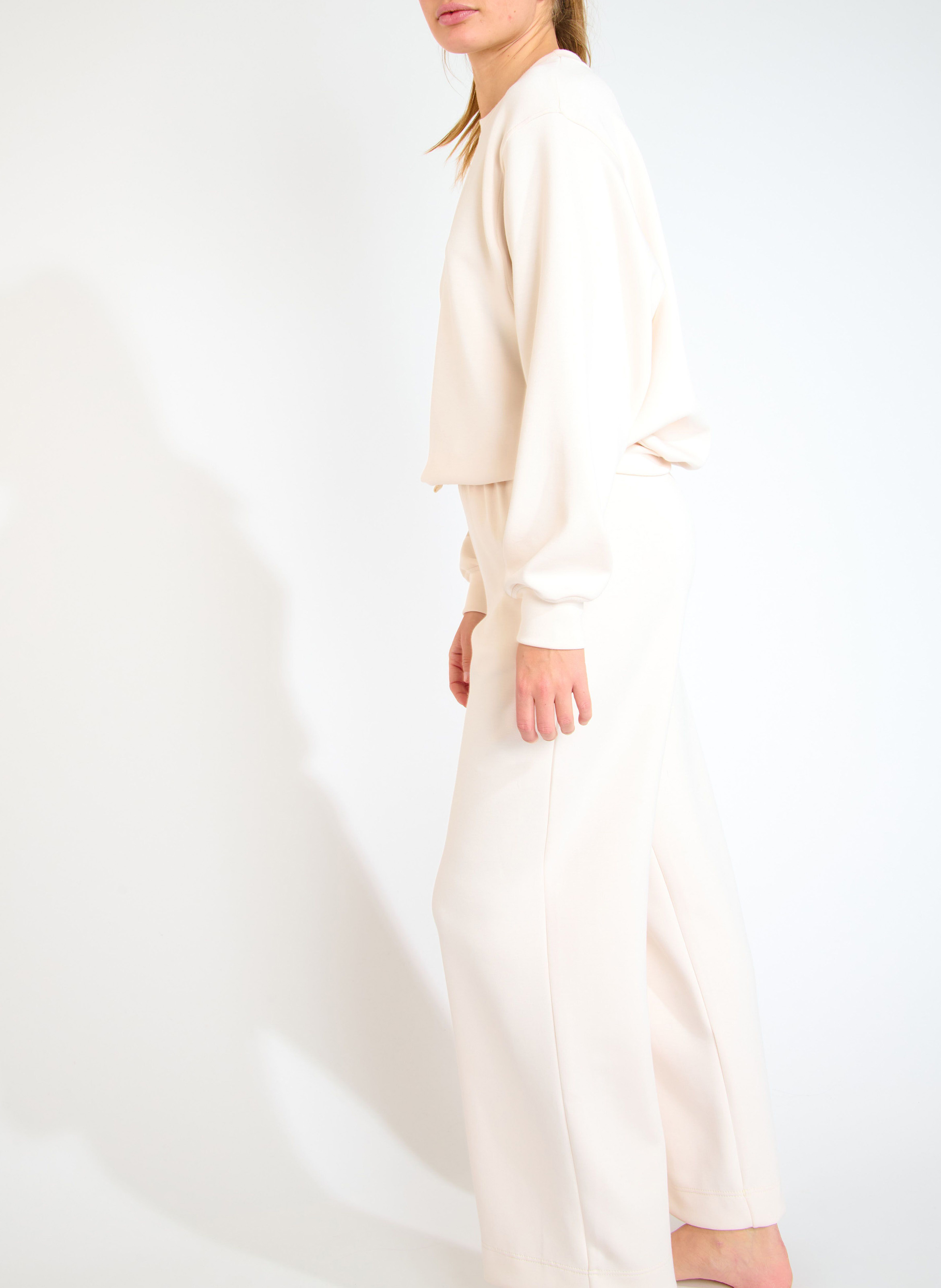 Sweat col rond BANANA MOON Beige