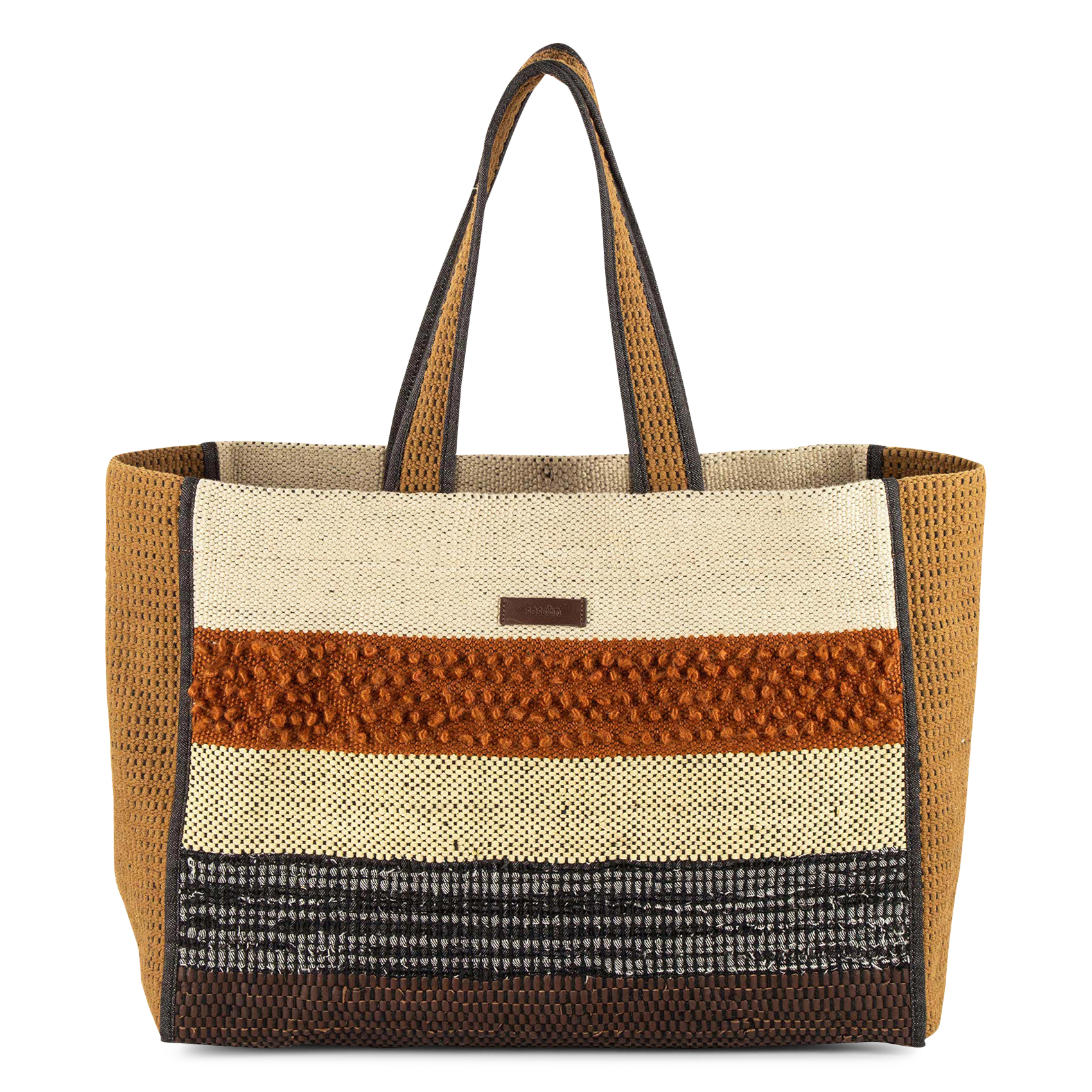 Sac cabas bi-matière SESSUN Multicolore