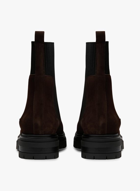 Bottines en cuir velours | Marron by MELLOW YELLOW Bottines en cuir velours Marron