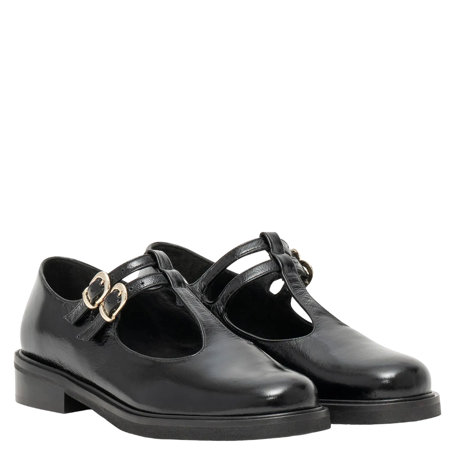 Derbies en cuir  BOCAGE Noir