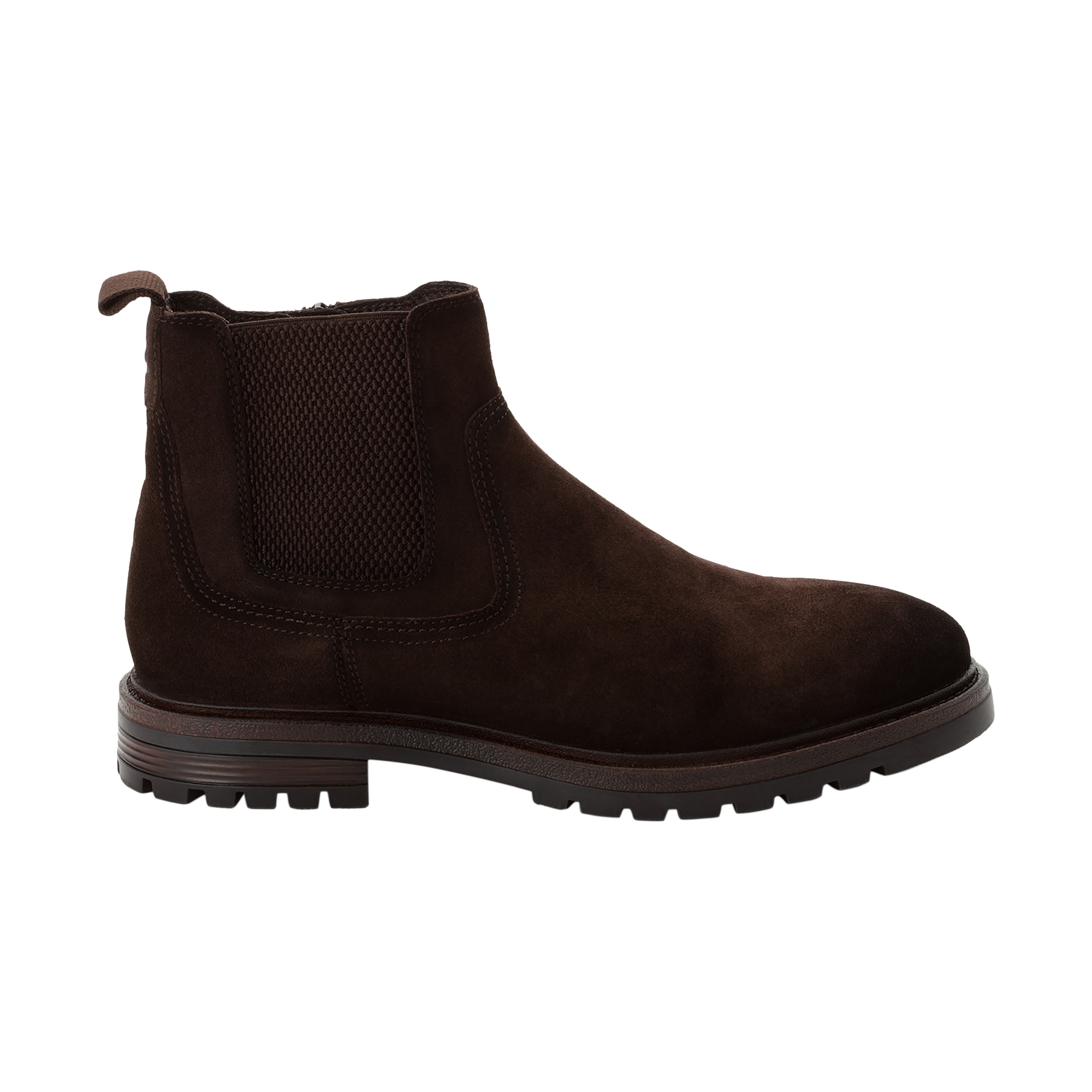 Leather Chelsea ankle boot TAMARIS Brown