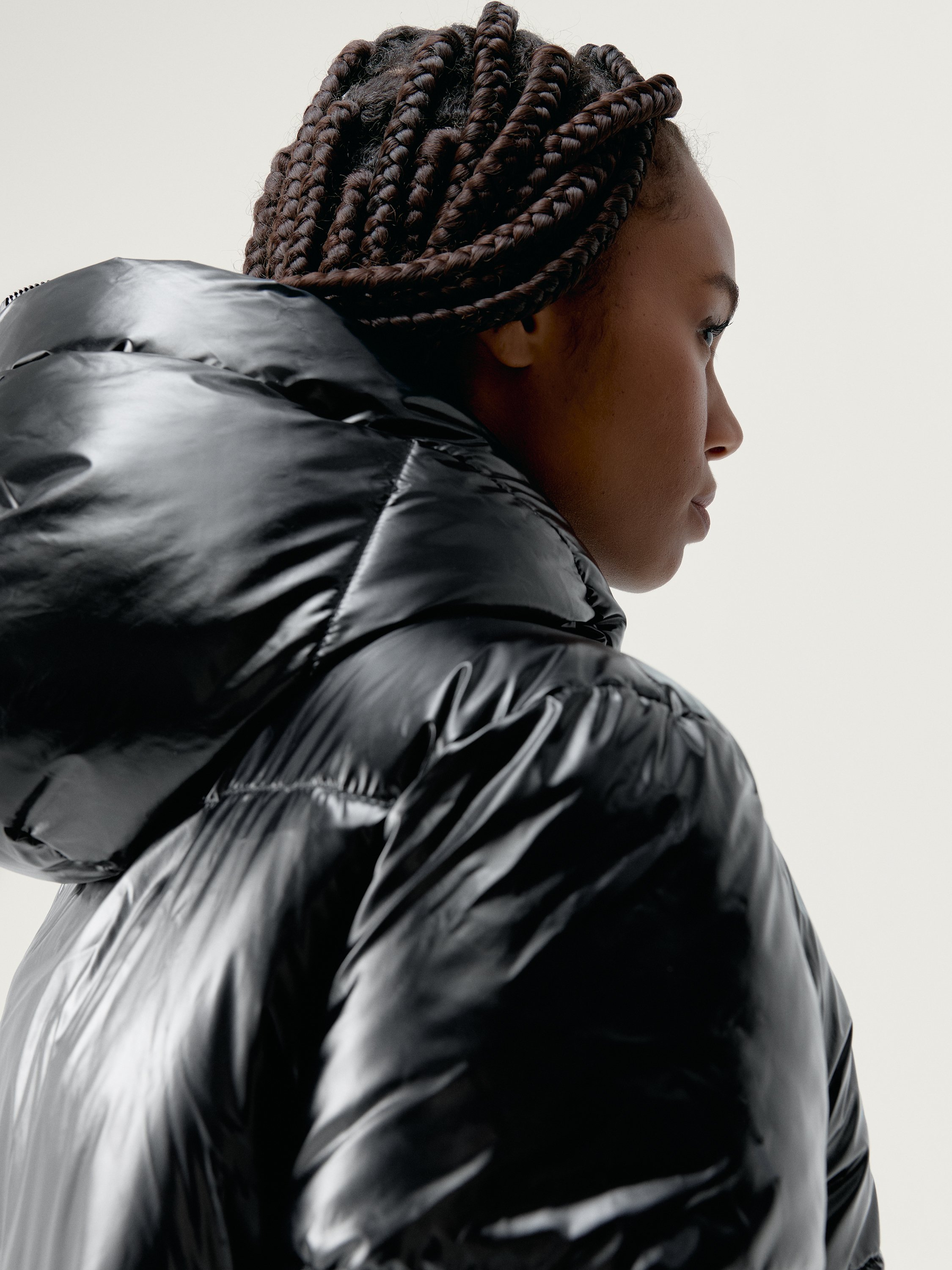 Zip-up performance athleisure sports jacket BORN LIVING YOGA Black