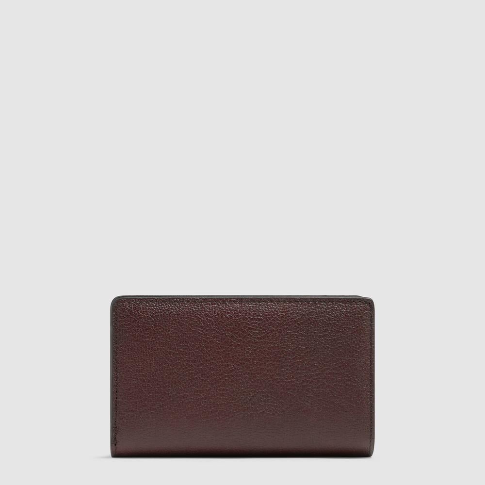 Babylon leather wallet PIQUADRO Red