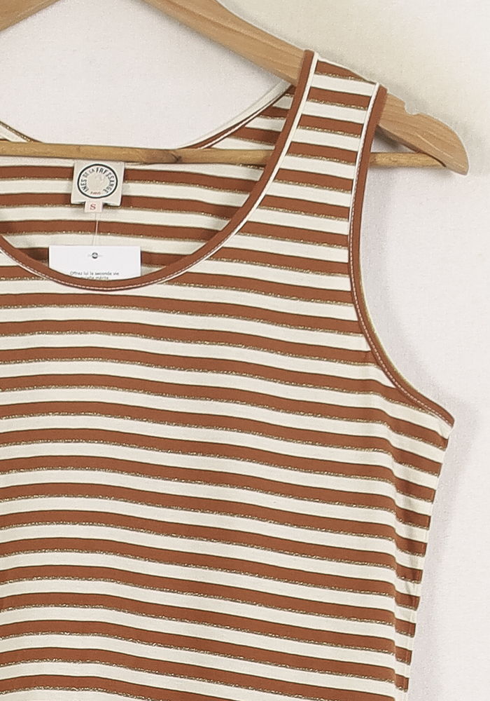Top & tank top INES DE LA FRESSANGE - Seconde main Brown