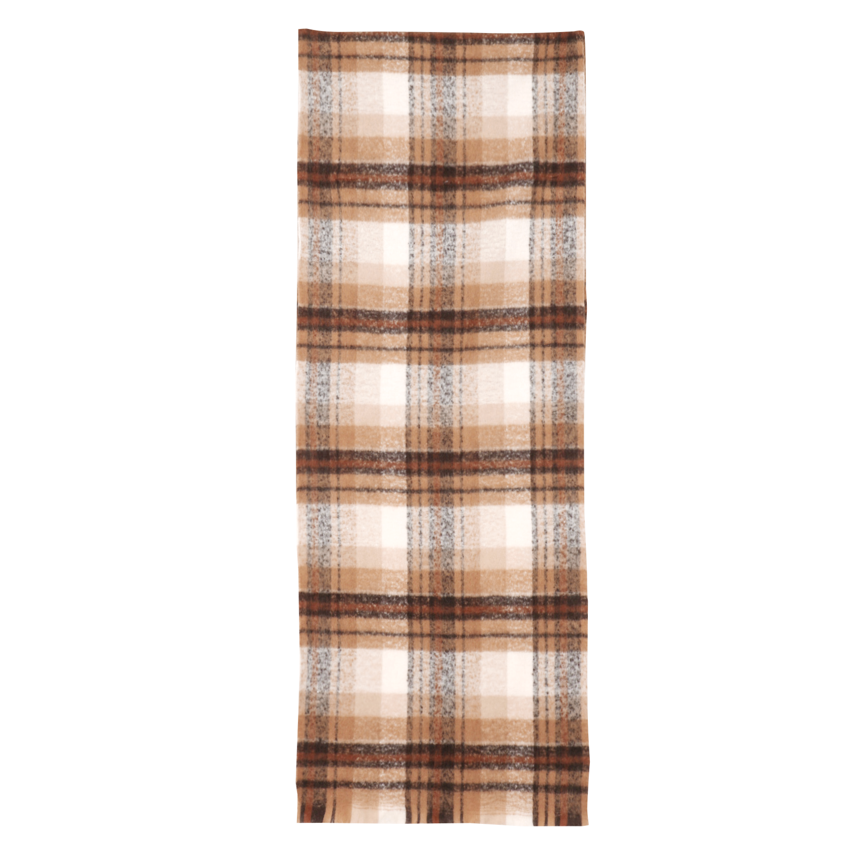 Checkered scarf MAISON 123 Beige