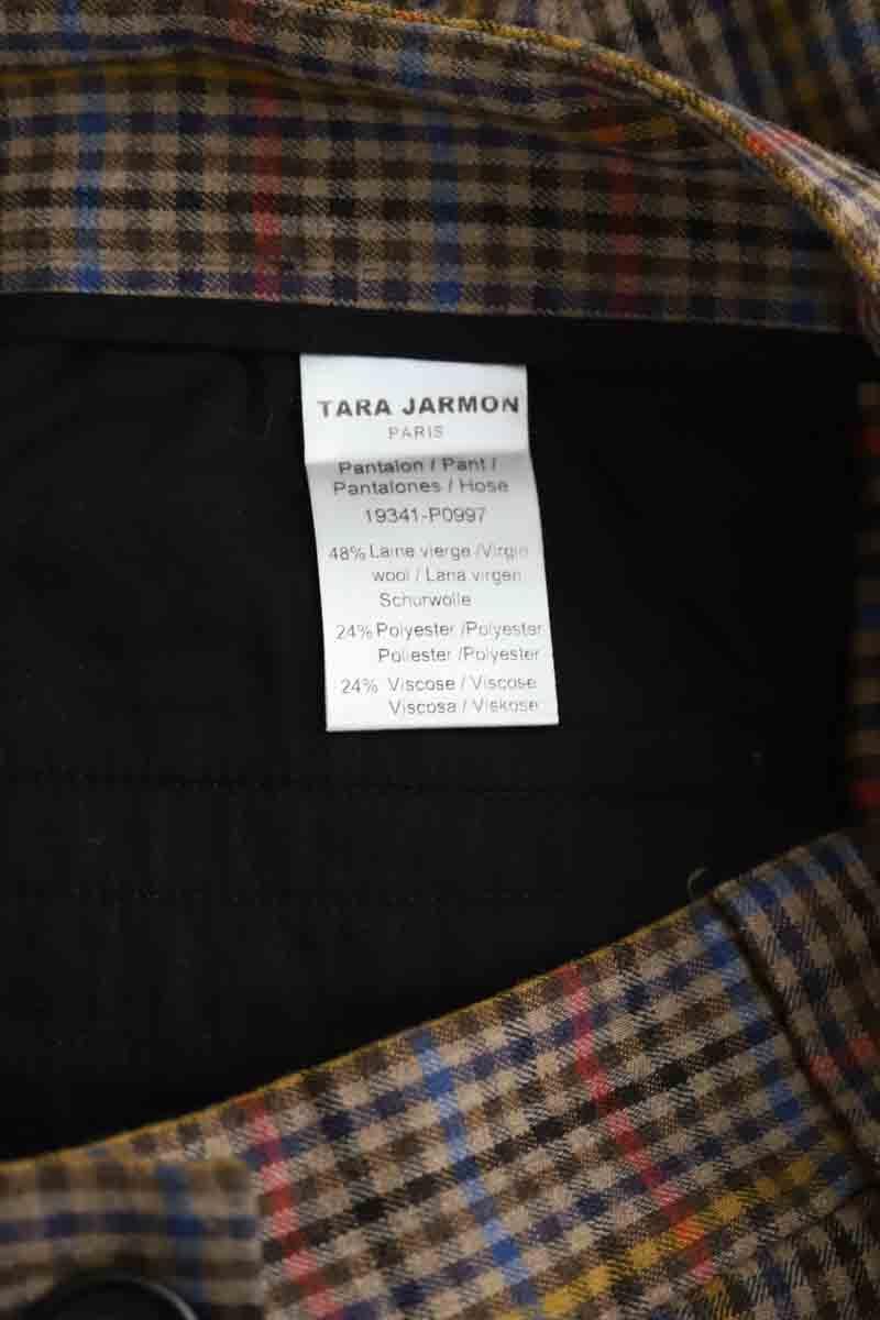 Carrot trousers TARA JARMON - Seconde Main Brown