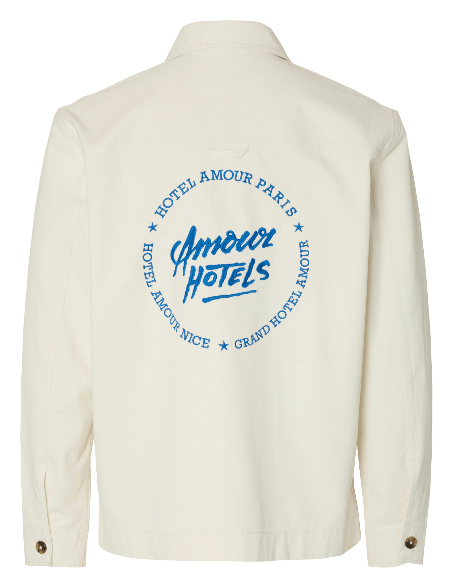 Blouse met klassieke kraag SELECTED Beige