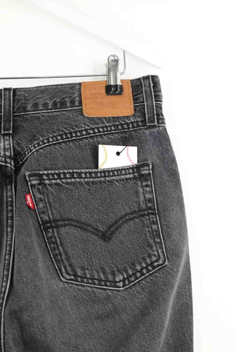 Cropped slim jeans with studs LEVI'S - Seconde main Grey