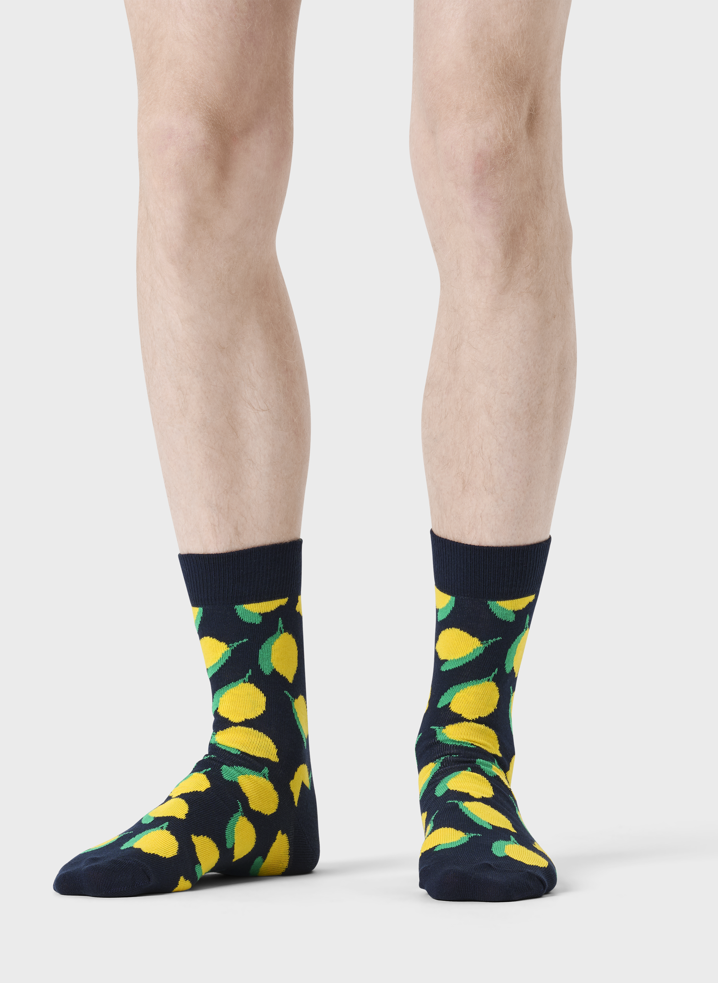 Chaussettes en coton mélangé imprimé HAPPY SOCKS Bleu