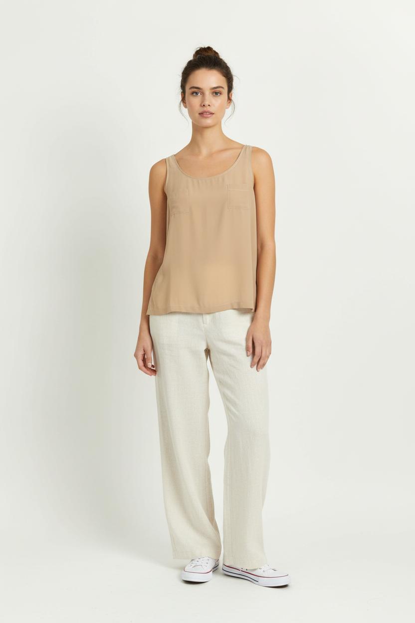 Top & tank top TARA JARMON - Seconde Main Beige