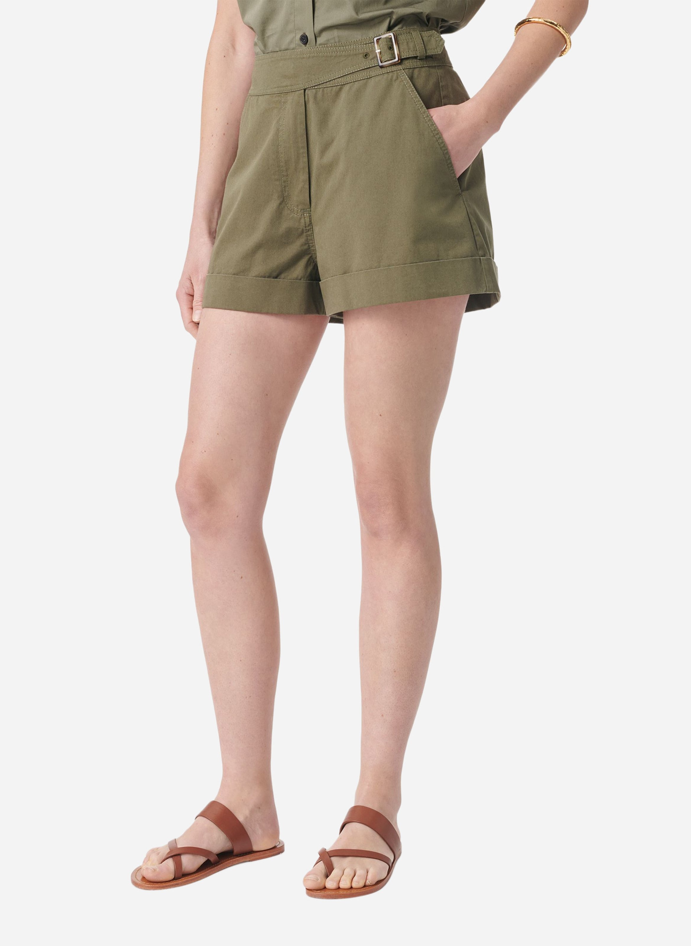 Short droit en coton VANESSA BRUNO Blanc