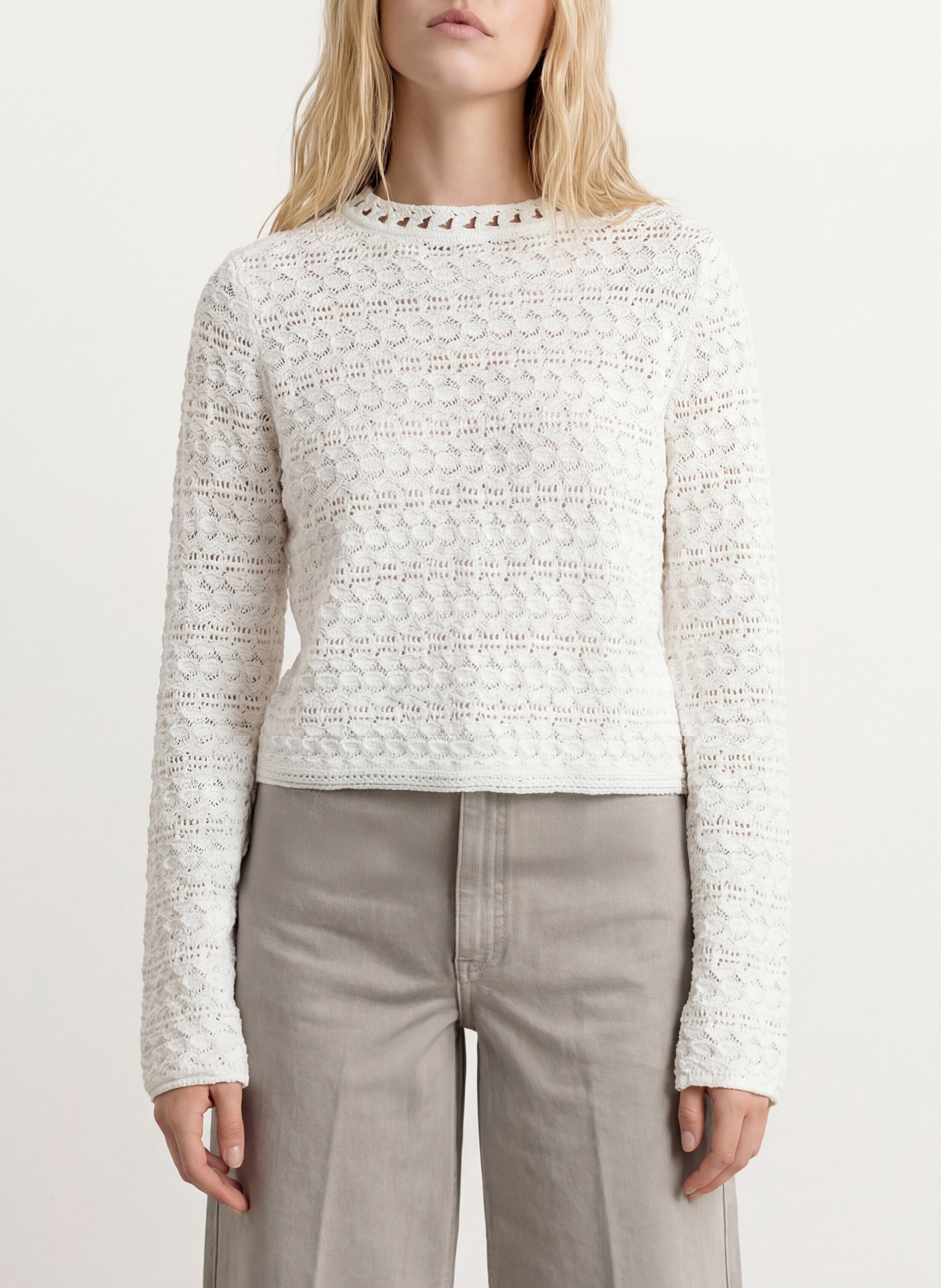 Pull droit en tricot fantaisie KOOKAI
