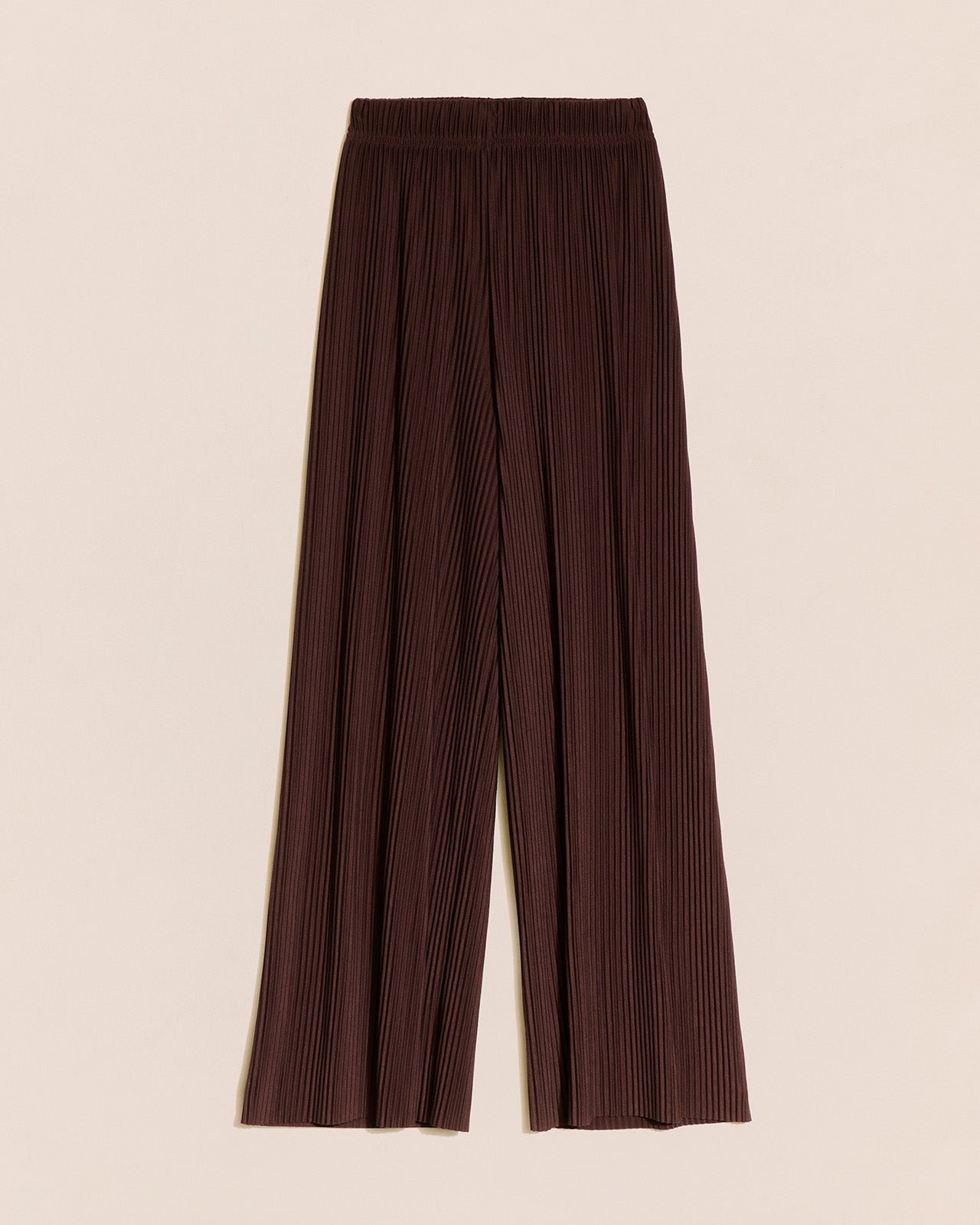 Pantalon large plissé EMOI EMOI Marron