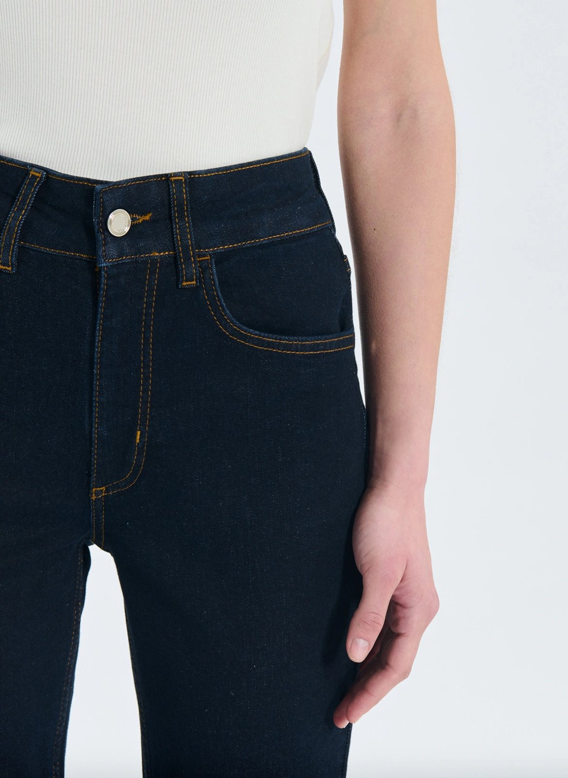 Rechte jeans - katoenblend ZAPA Zwart