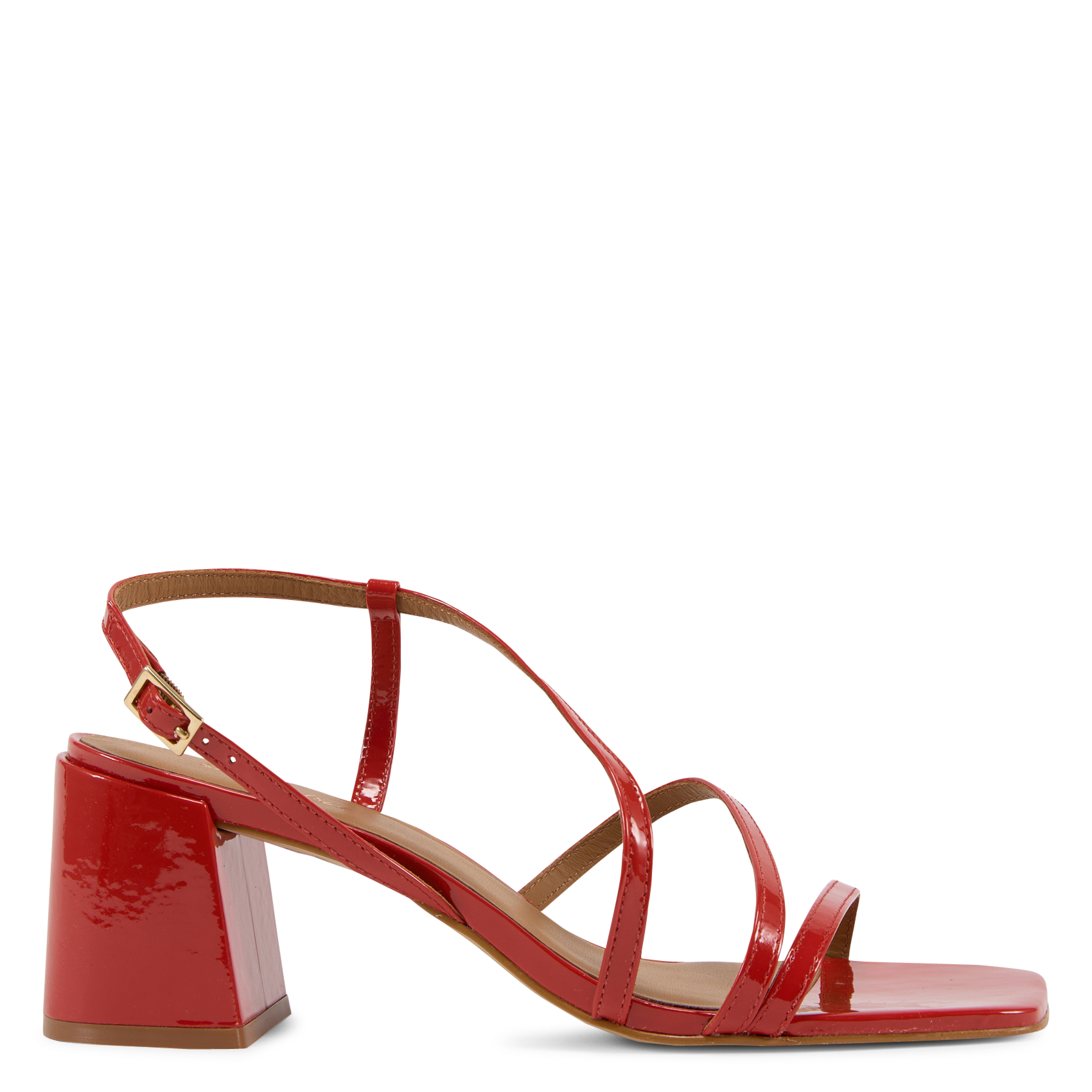 Sandales hautes en cuir vernis SAISON 1865