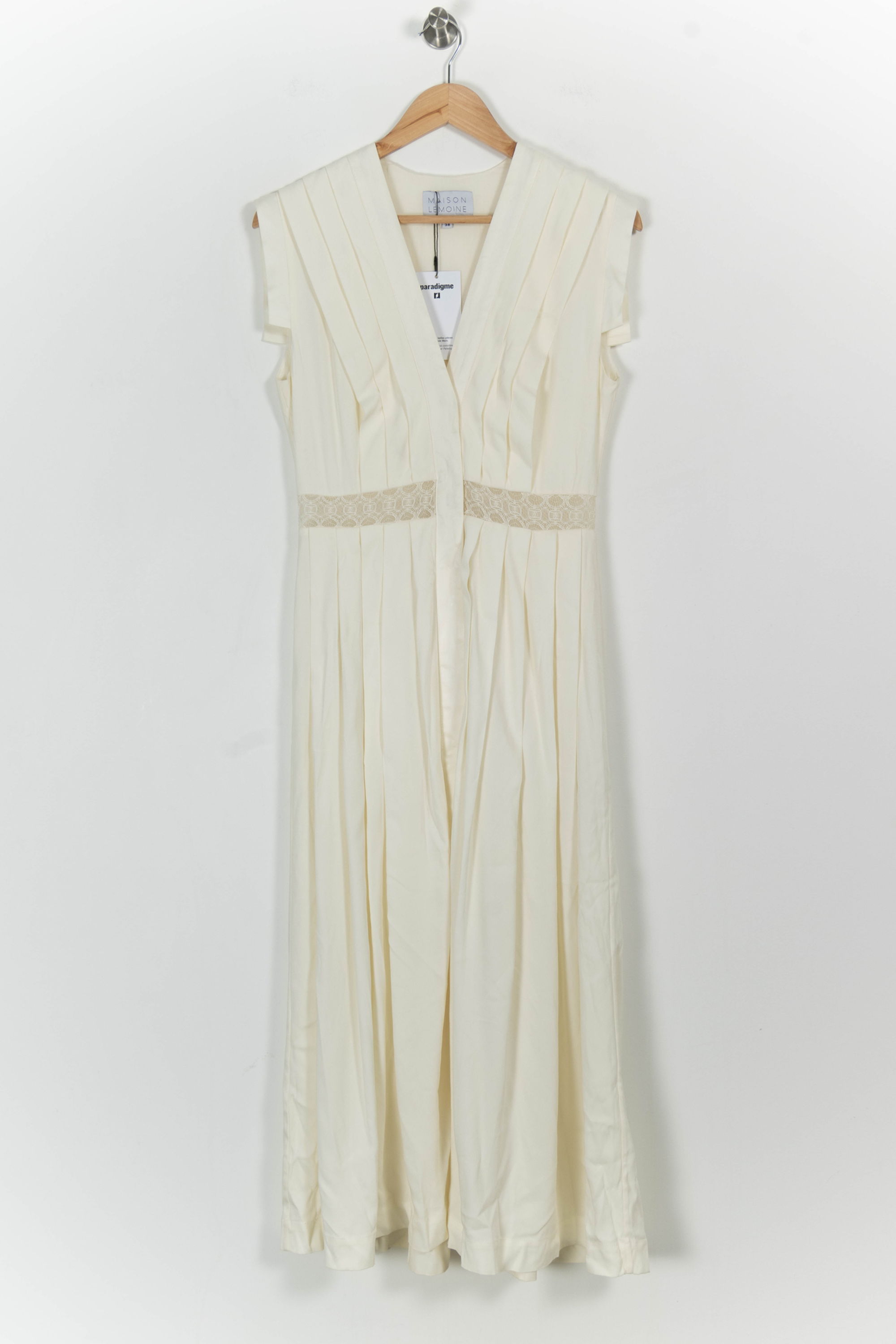 Robe longue MAISON LEMOINE - Seconde main Blanc