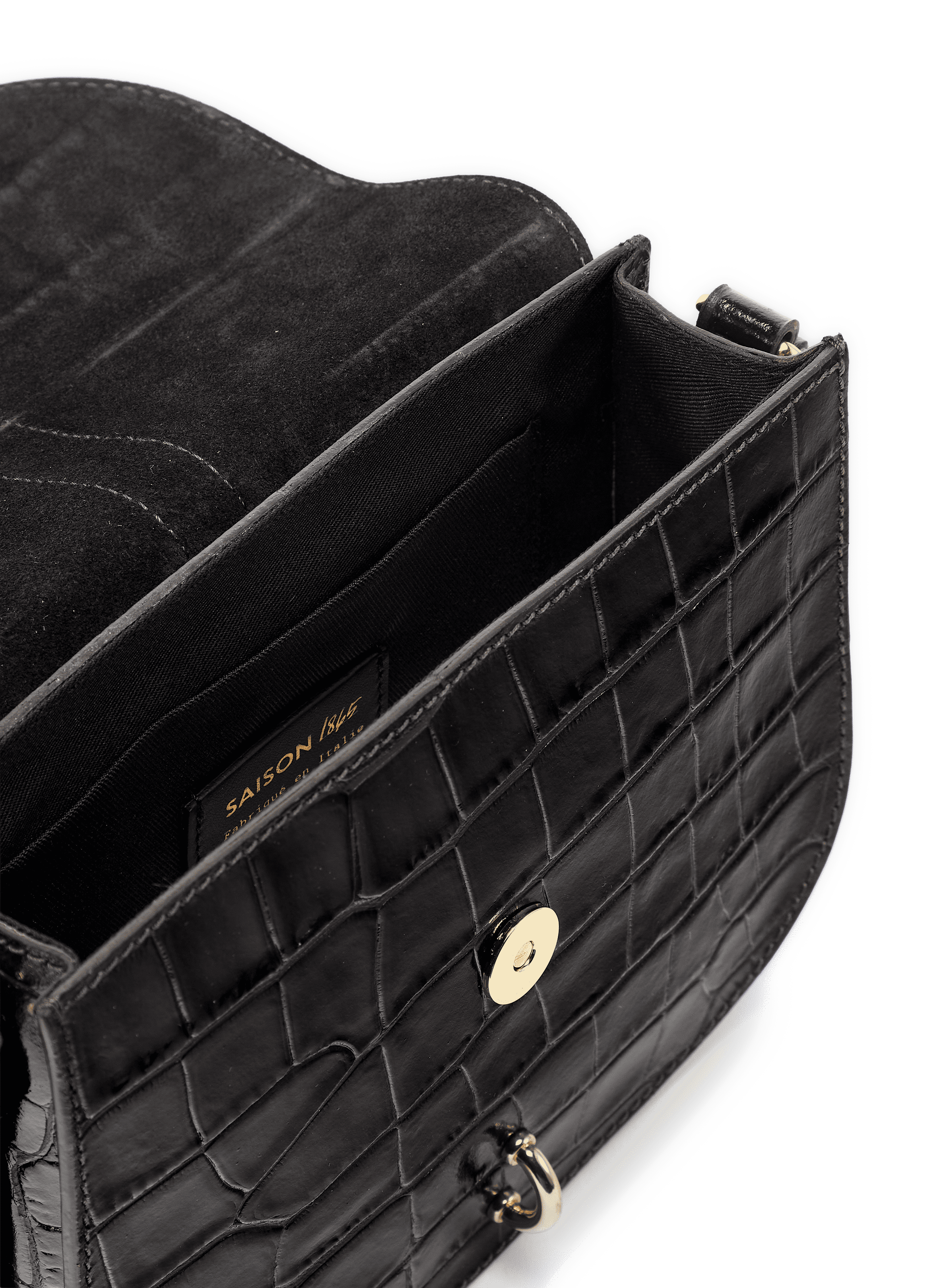 Idys leather shoulder bag | Black SAISON 1865 Women