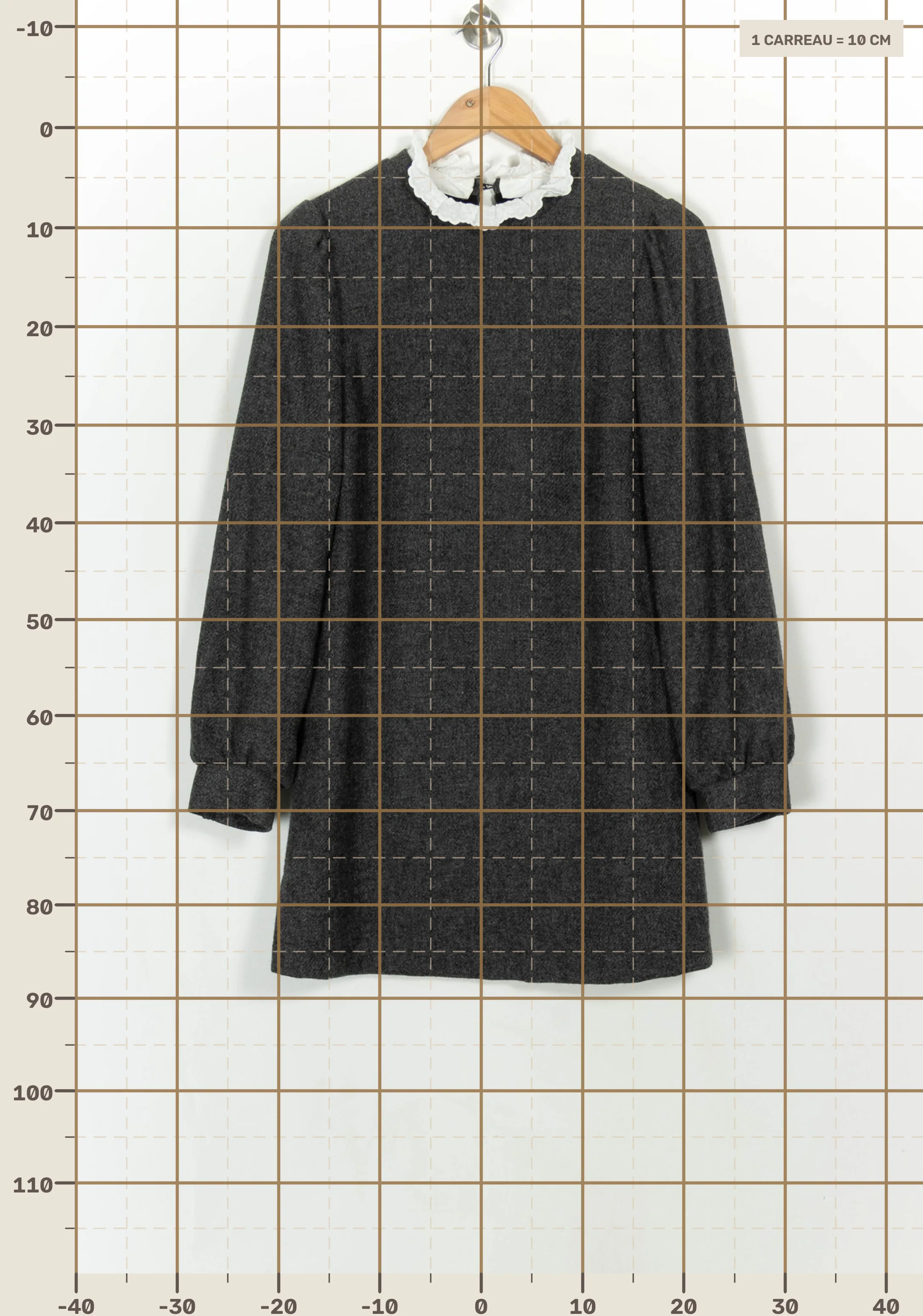 Robe courte & midi SEZANE - Seconde main Gris