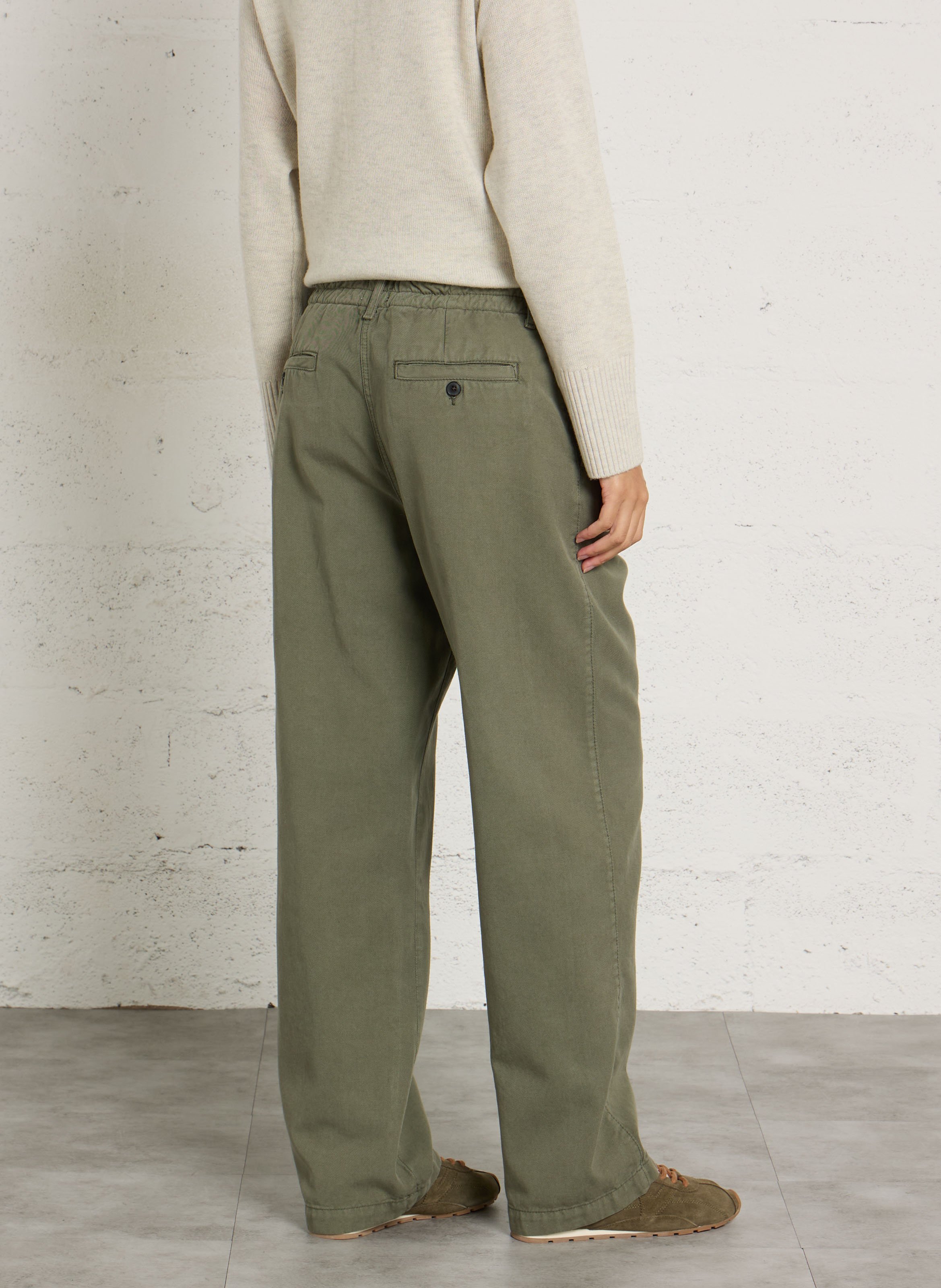 Wide-leg pants BELLEROSE Khaki