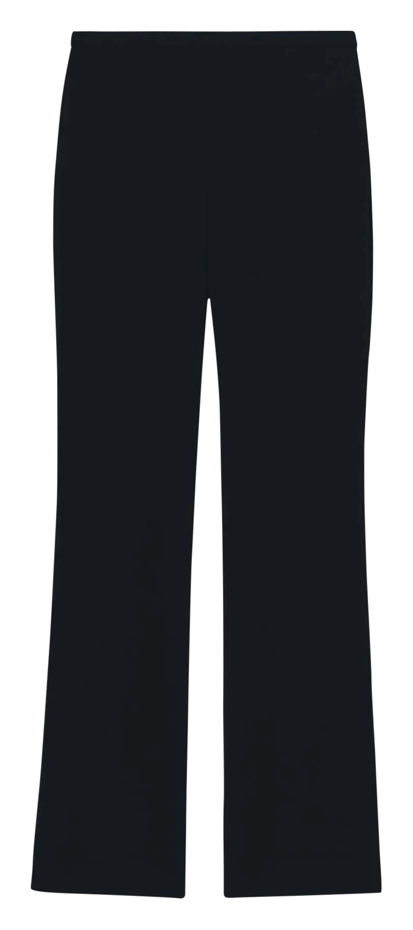 Pantalon droit en coton mélangé TARA JARMON Noir