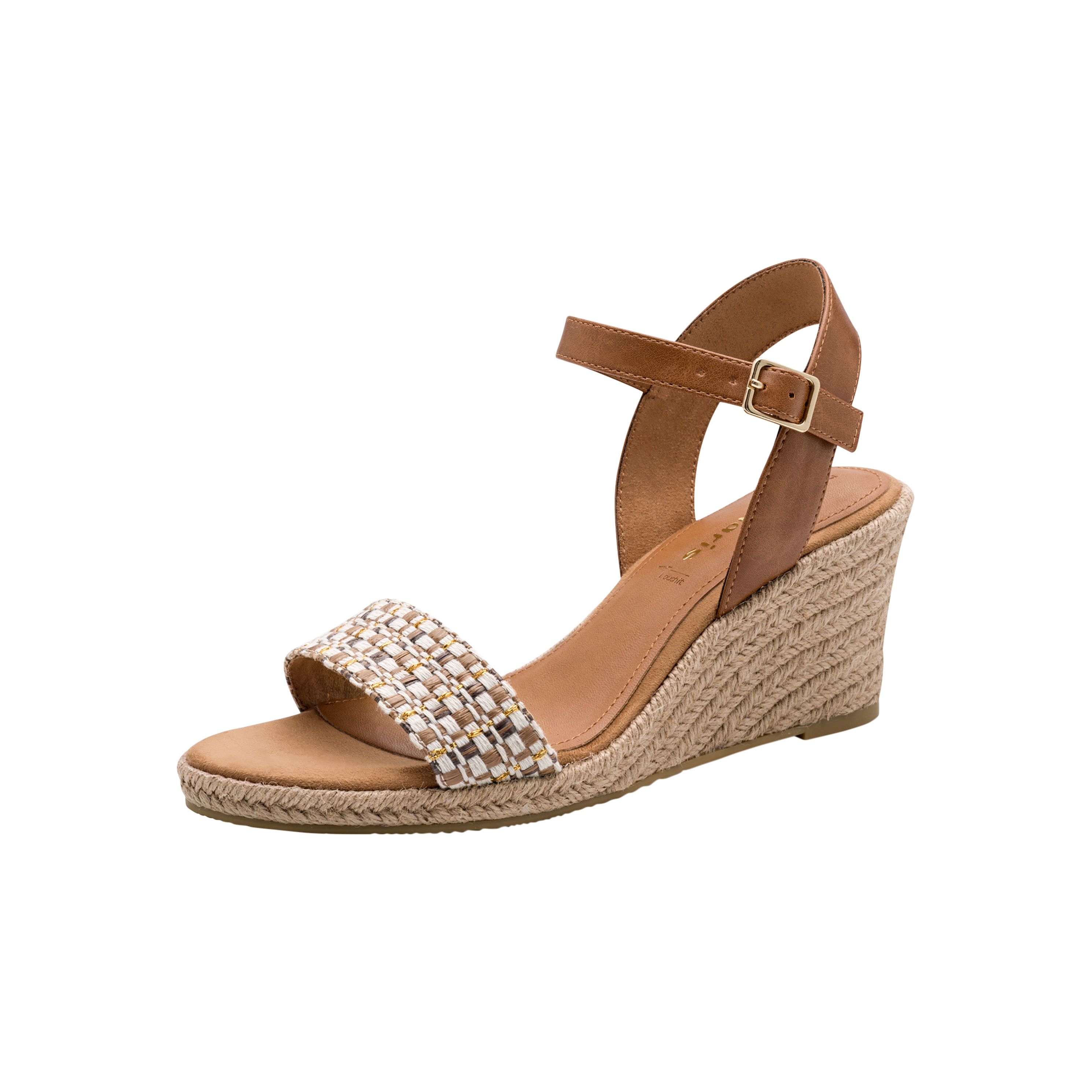 Strappy wedge sandals TAMARIS Multicolored