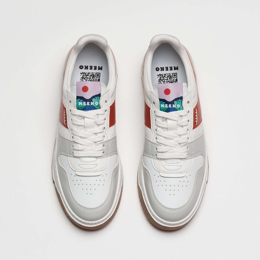 Eco-friendly low-top sneakers MEEKO Orange