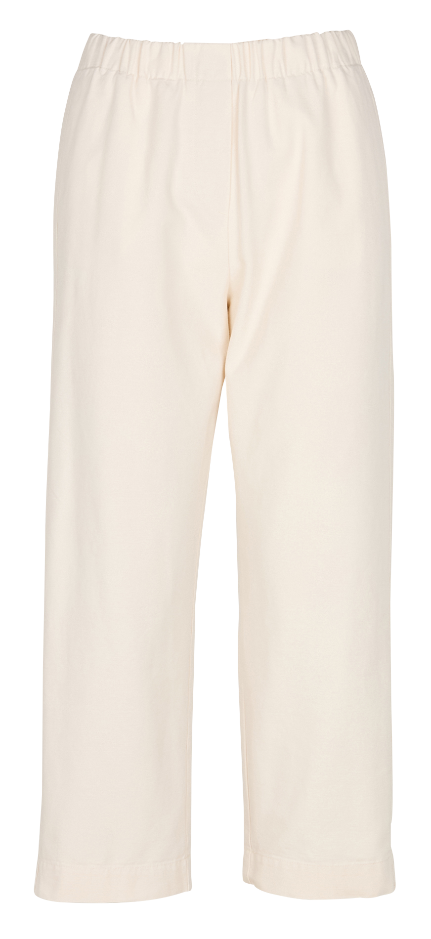 Straight cotton trousers BELLEPIECE Beige