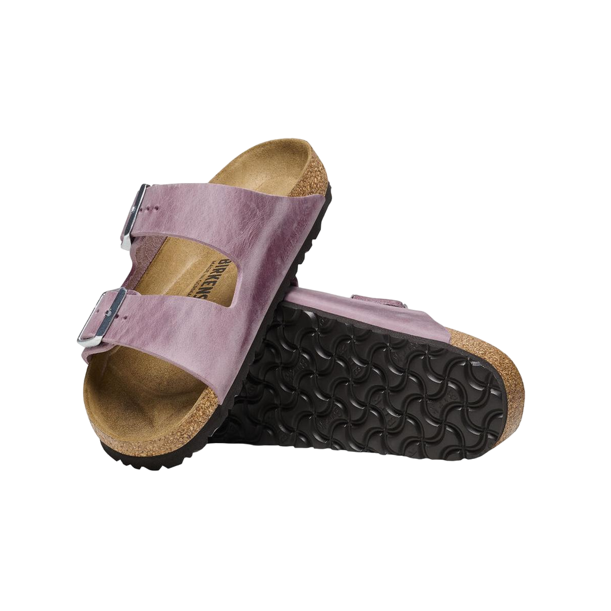 Faux leather sandals BIRKENSTOCK Pink