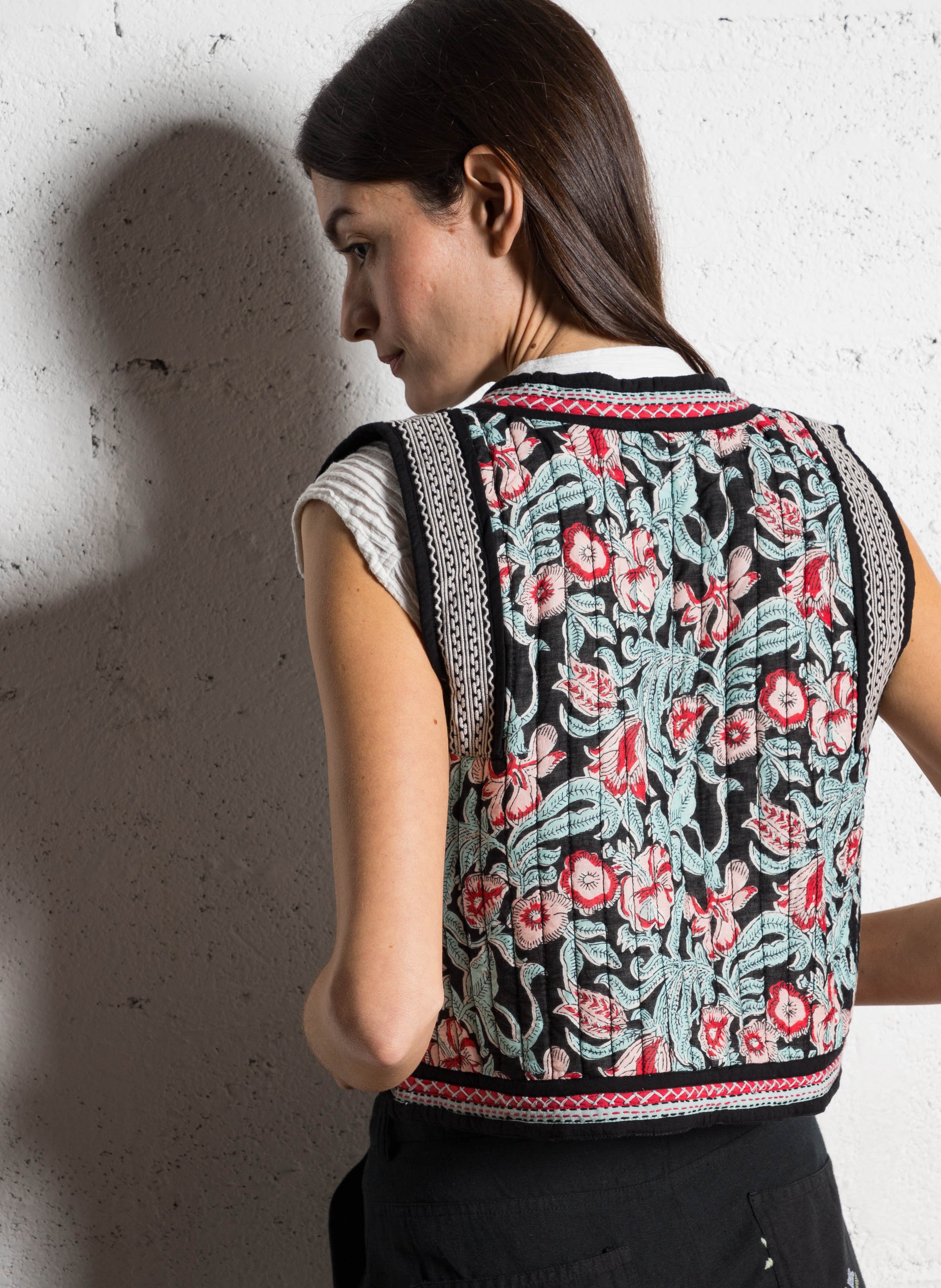 Baumwolljacke mit Schalkragen MAISON HOTEL Blau