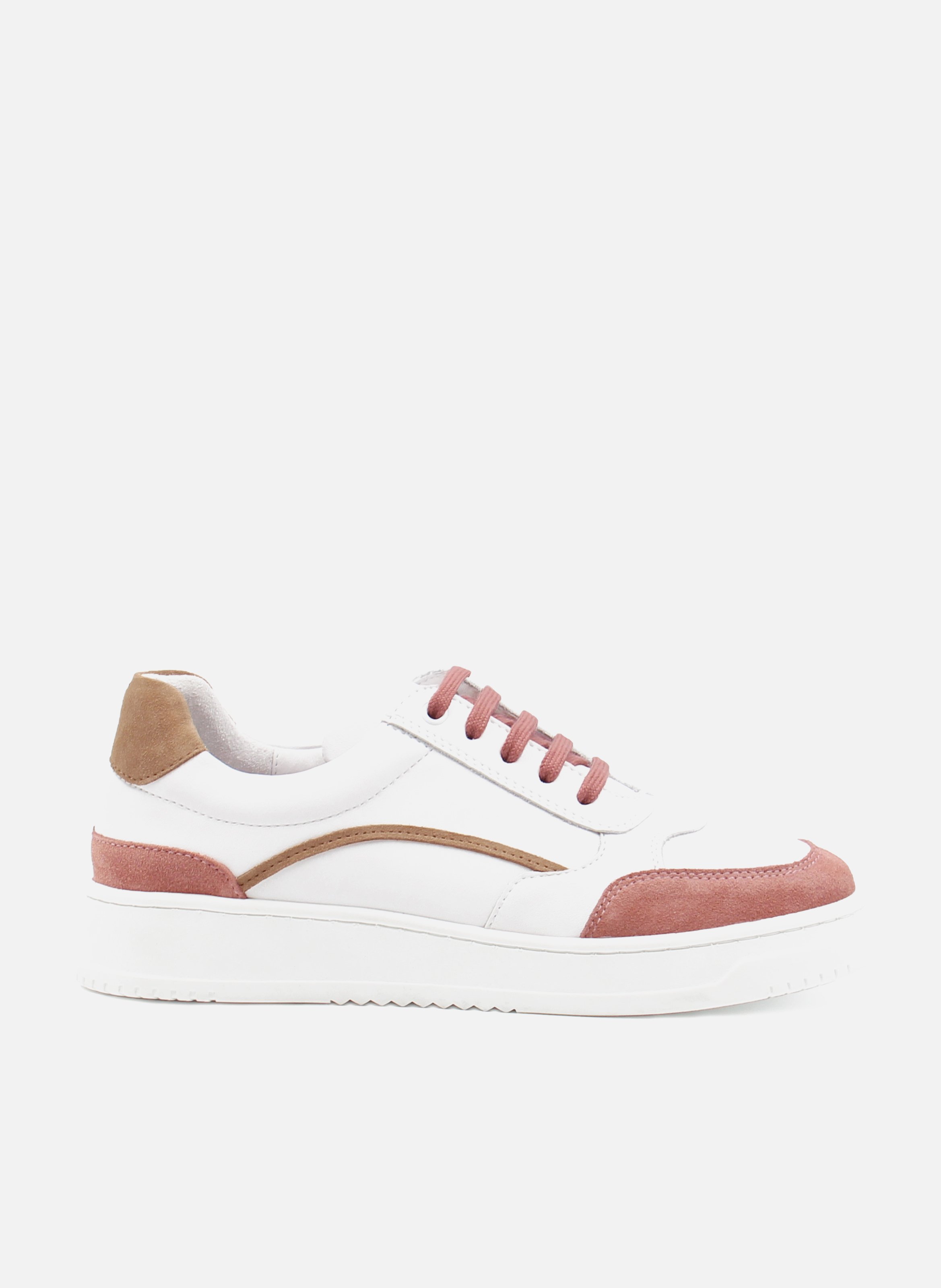 Vintage leather trainers JULES & JENN White