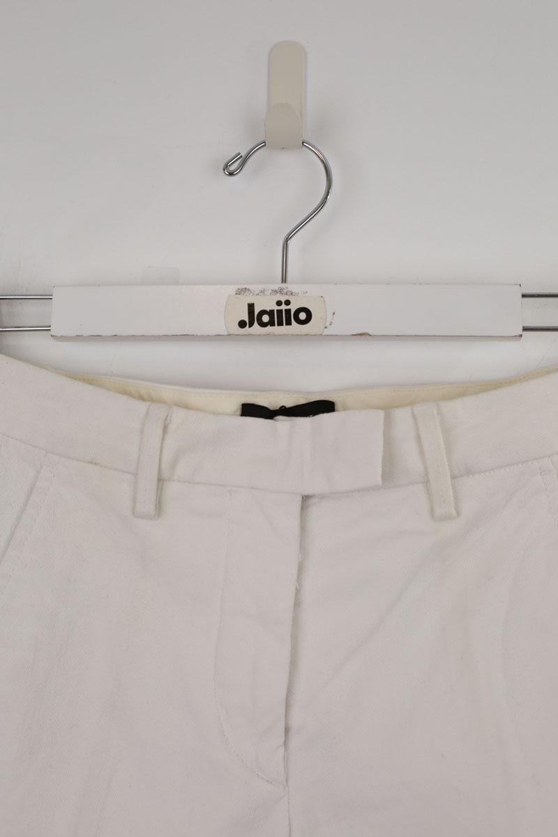 Slim-fit cotton cargo pants ISABEL MARANT - Seconde Main White