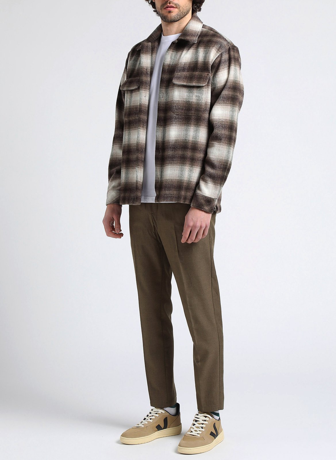 Surchemise à carreaux en flanelle de coton SAMSOE SAMSOE Multicolore