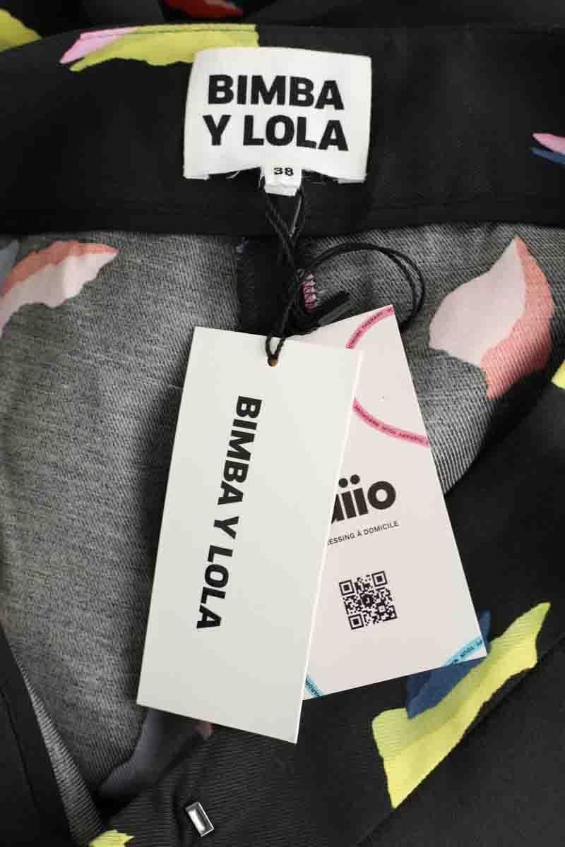 Black straight-leg  pants BIMBA Y LOLA - Seconde main Black