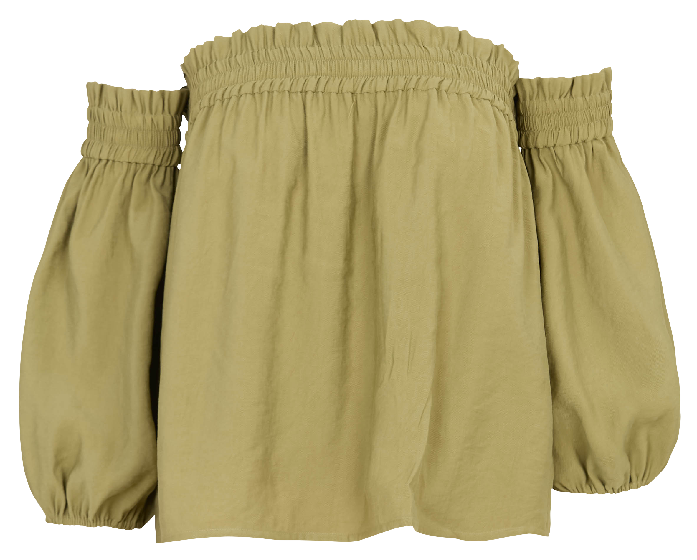 Top col bardot  BA&SH Kaki