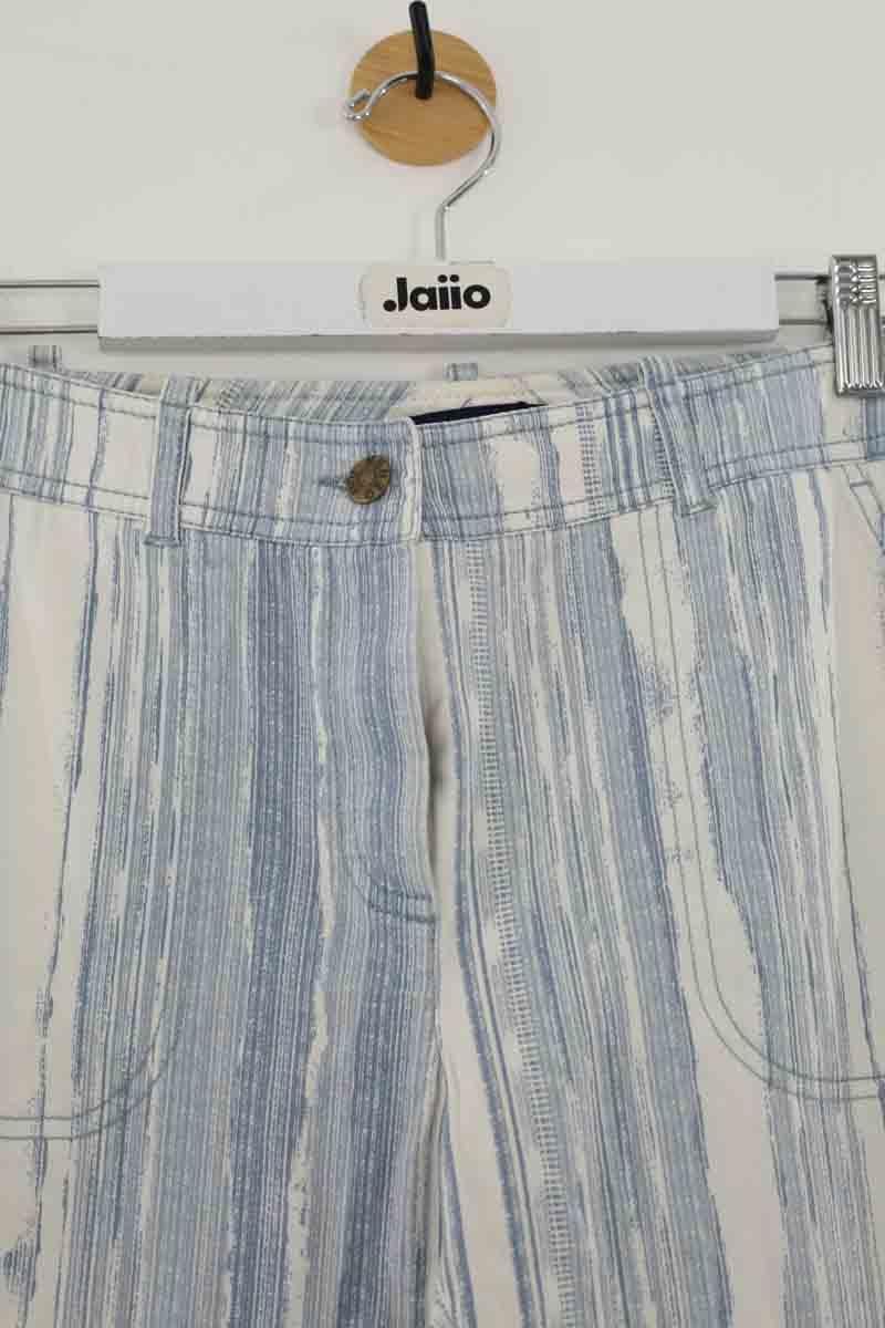 Slim-fit cotton cargo pants KENZO - SECONDE MAIN Blue