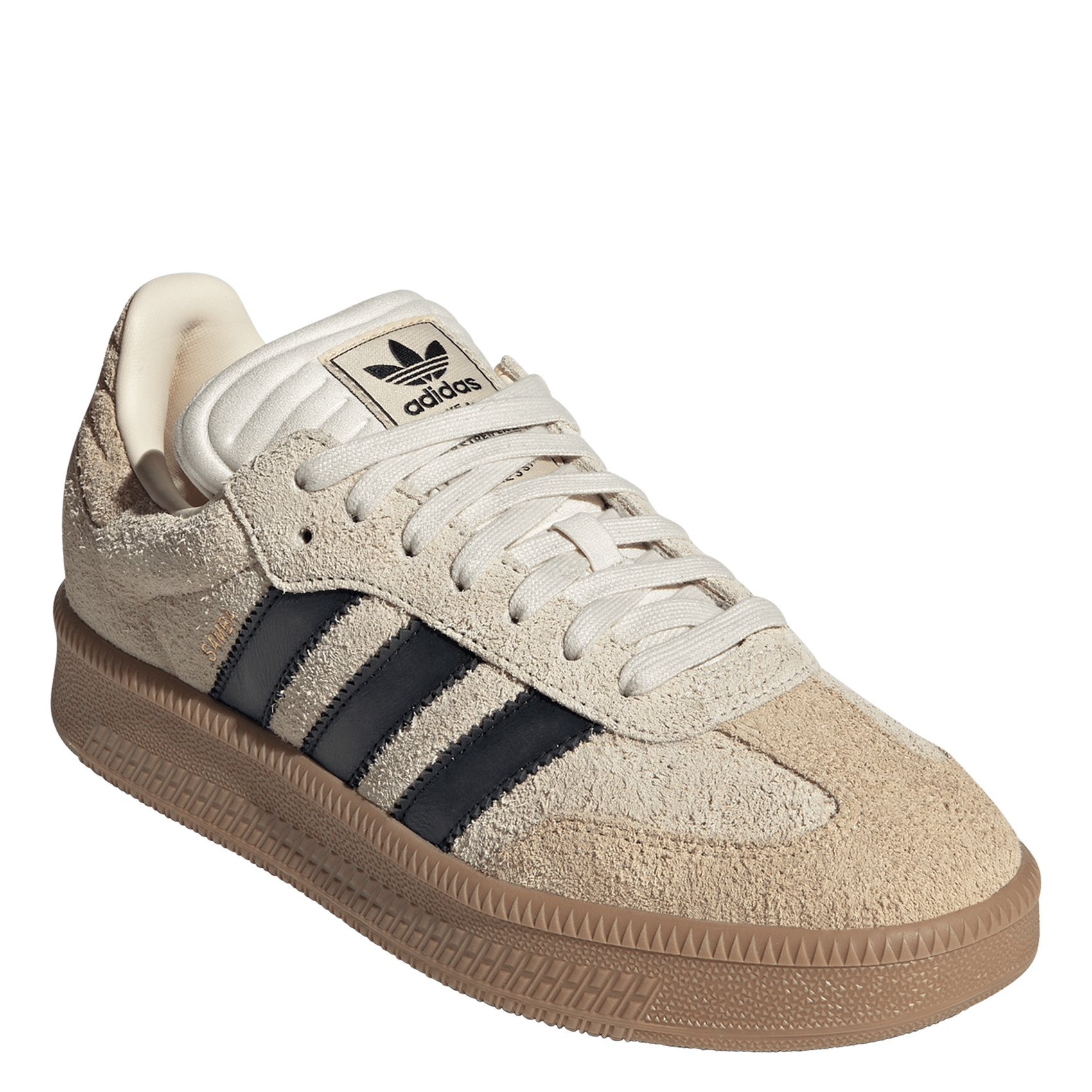 Baskets basse en cuir ADIDAS Beige