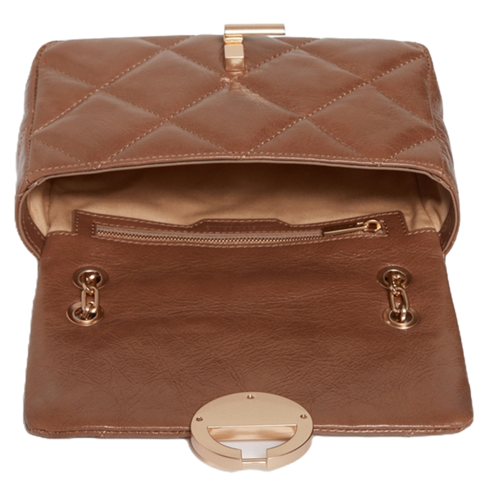 Leren crossbodytas  VANESSA BRUNO Bruin