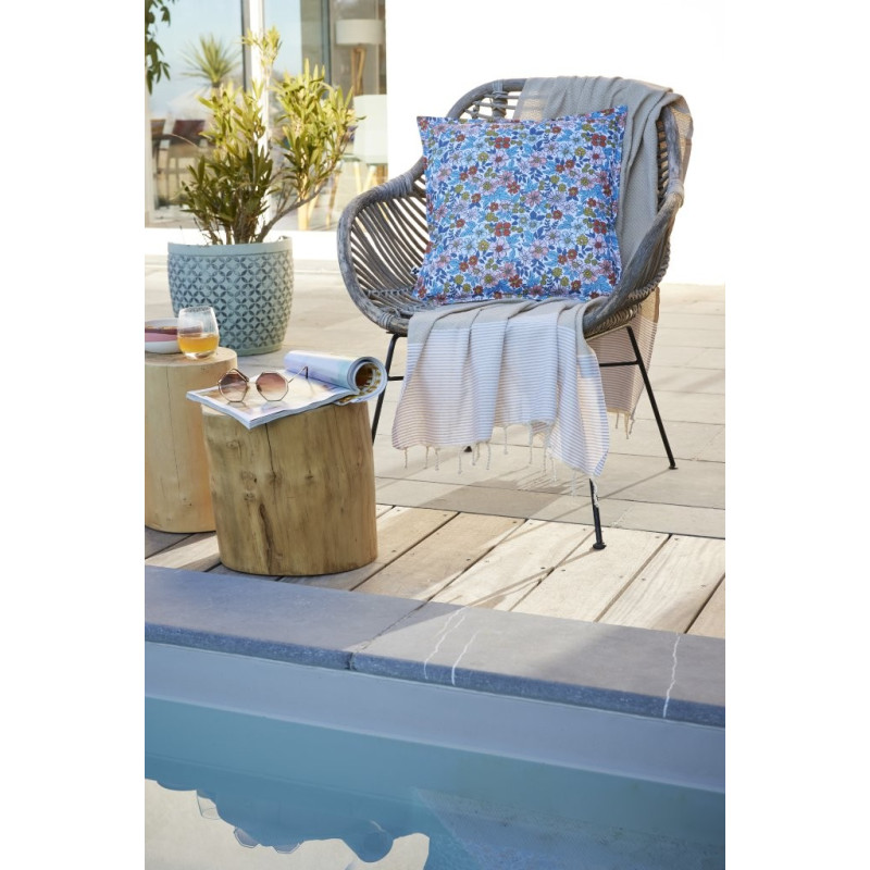 "Outdoor" butterfly effect cushion cover - all sizes L'EFFET PAPILLON Multicolored