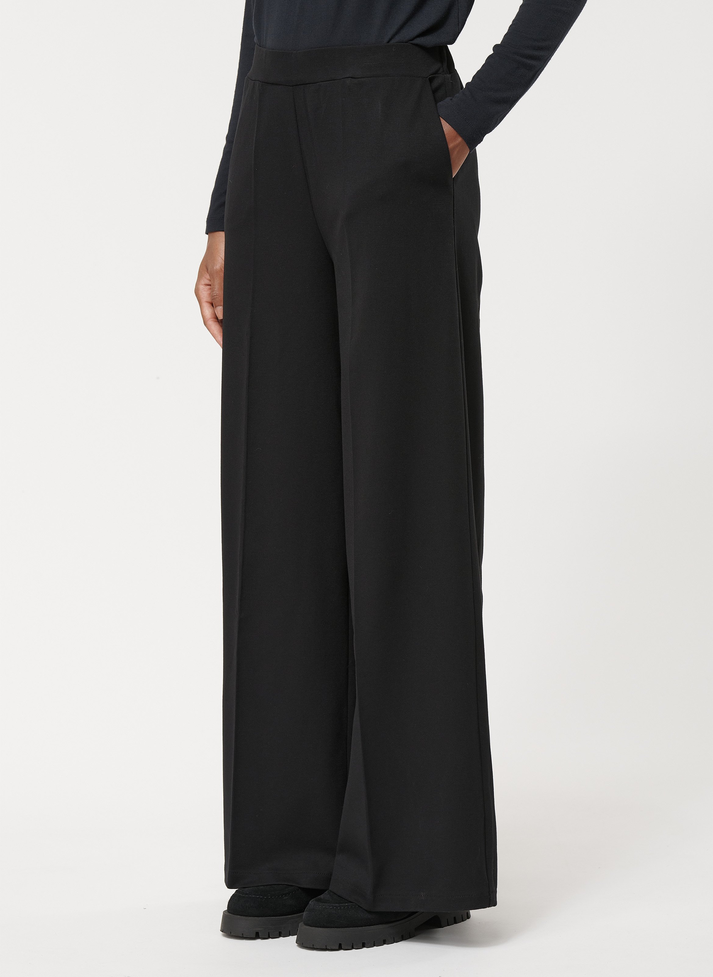 Pantalon large talle haute HUMILITY Noir