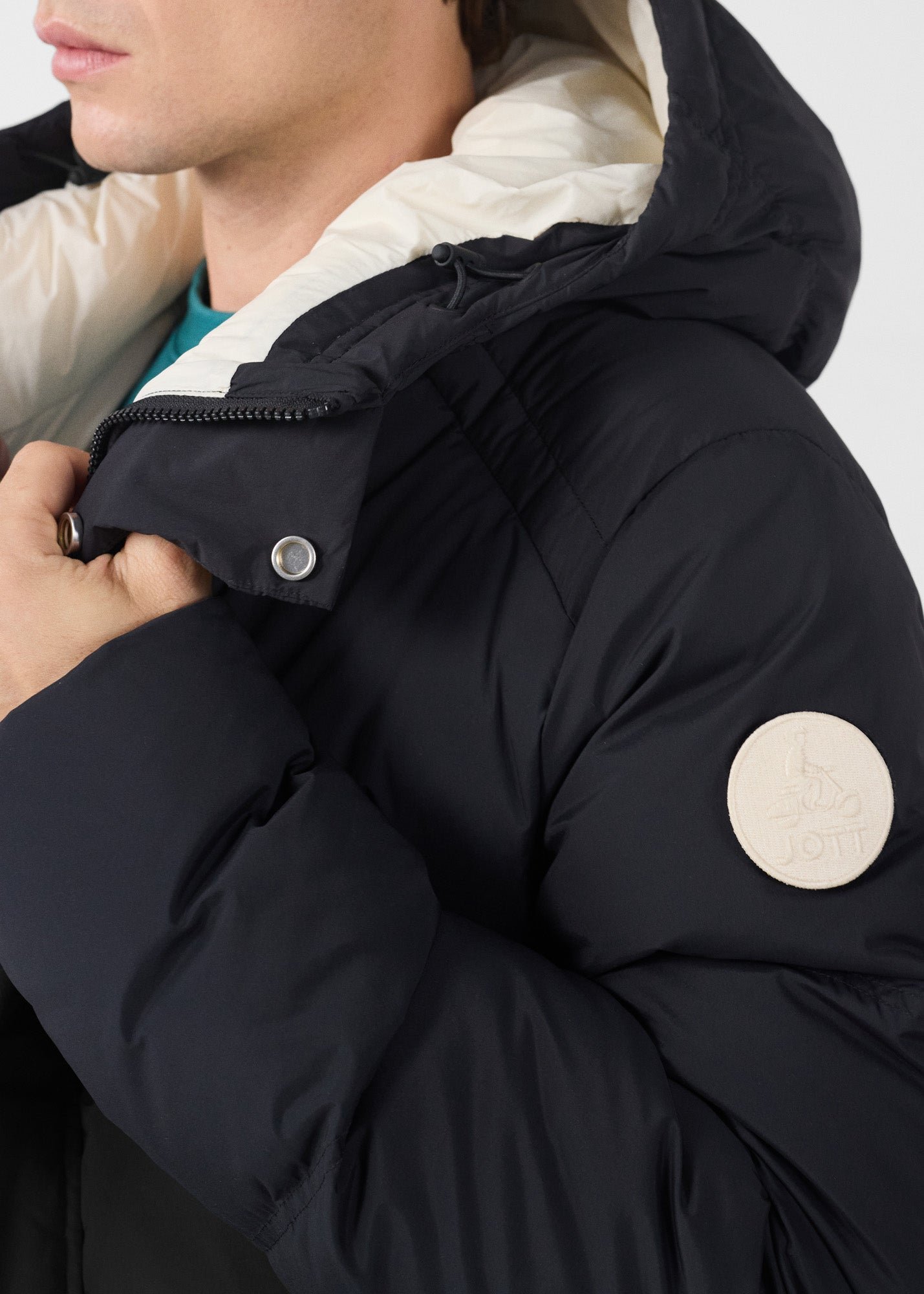 Sanji puffer cold weather jacket JOTT Black