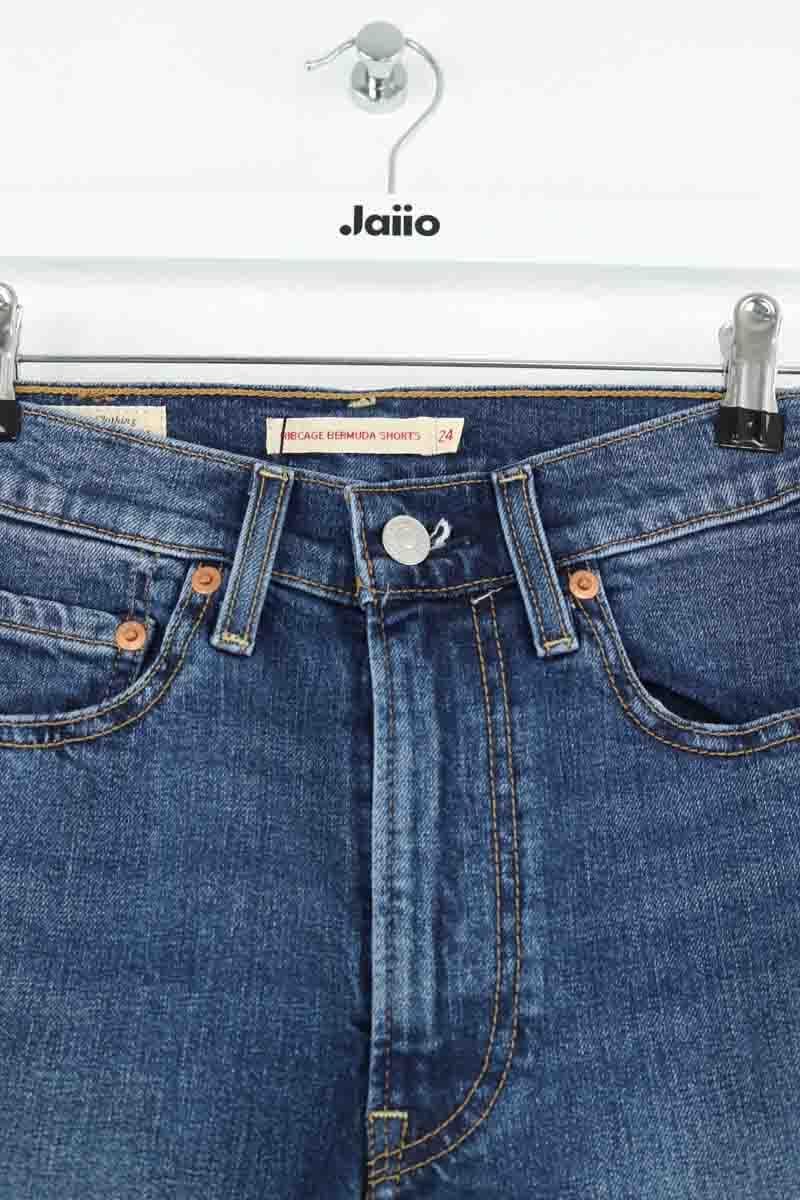 Leather Bermudas LEVI'S - Seconde main Blue