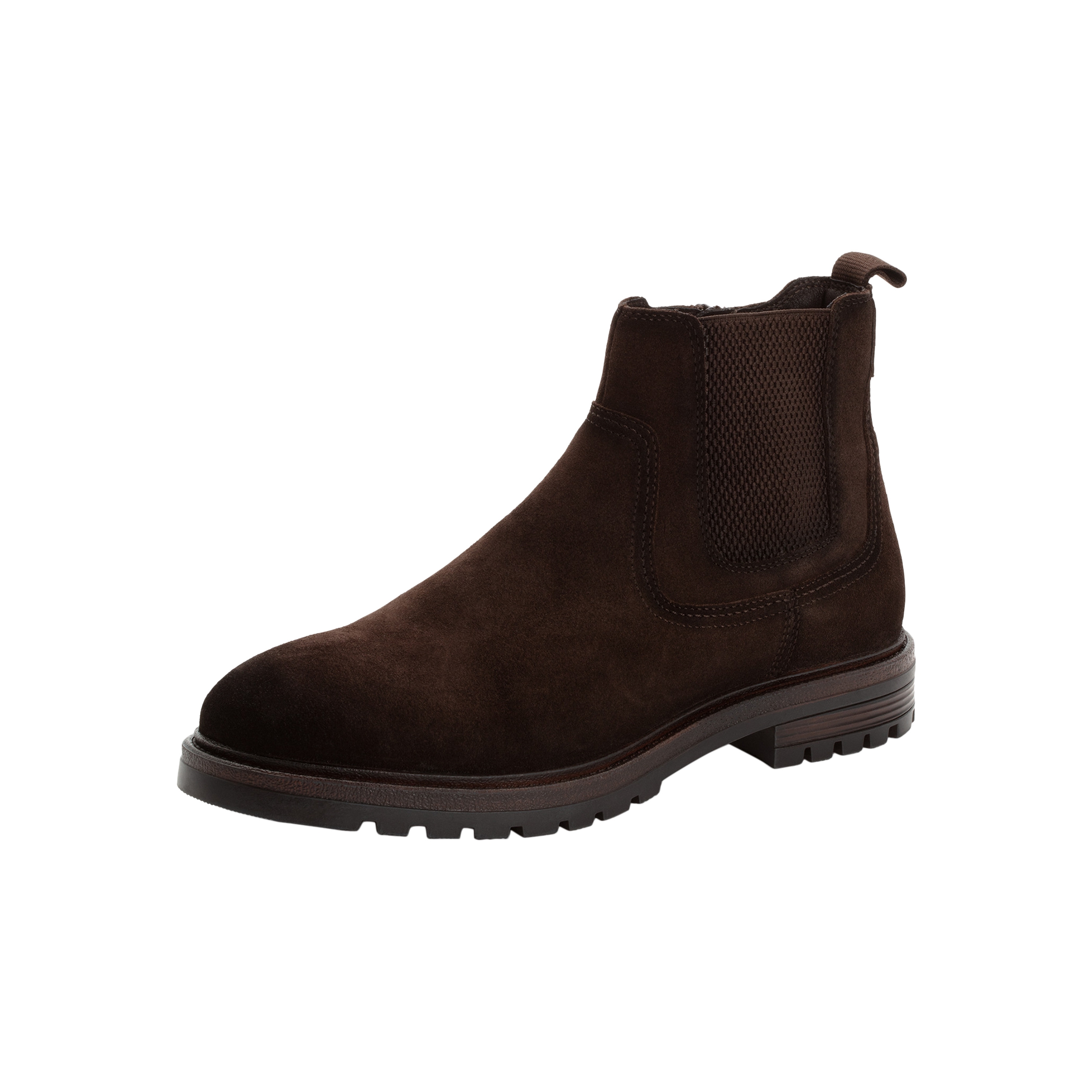 Leather Chelsea ankle boot TAMARIS Brown