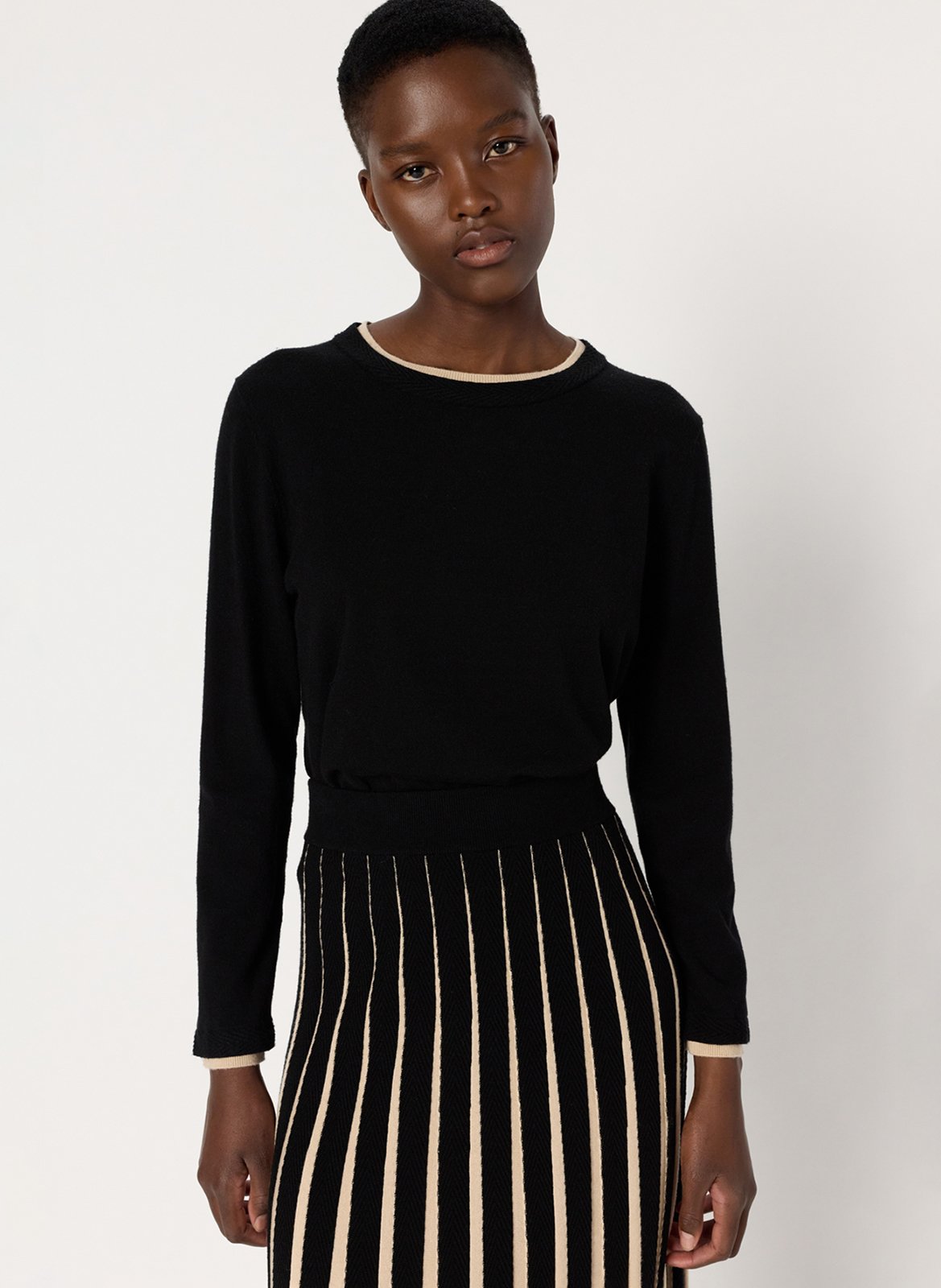 Pull col rond GERARD DAREL Noir