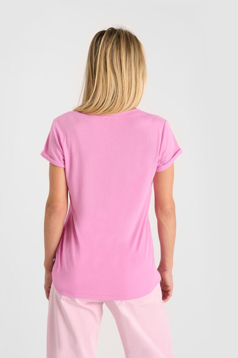 Tommy Badge T-shirt LE TEMPS DES CERISES Pink